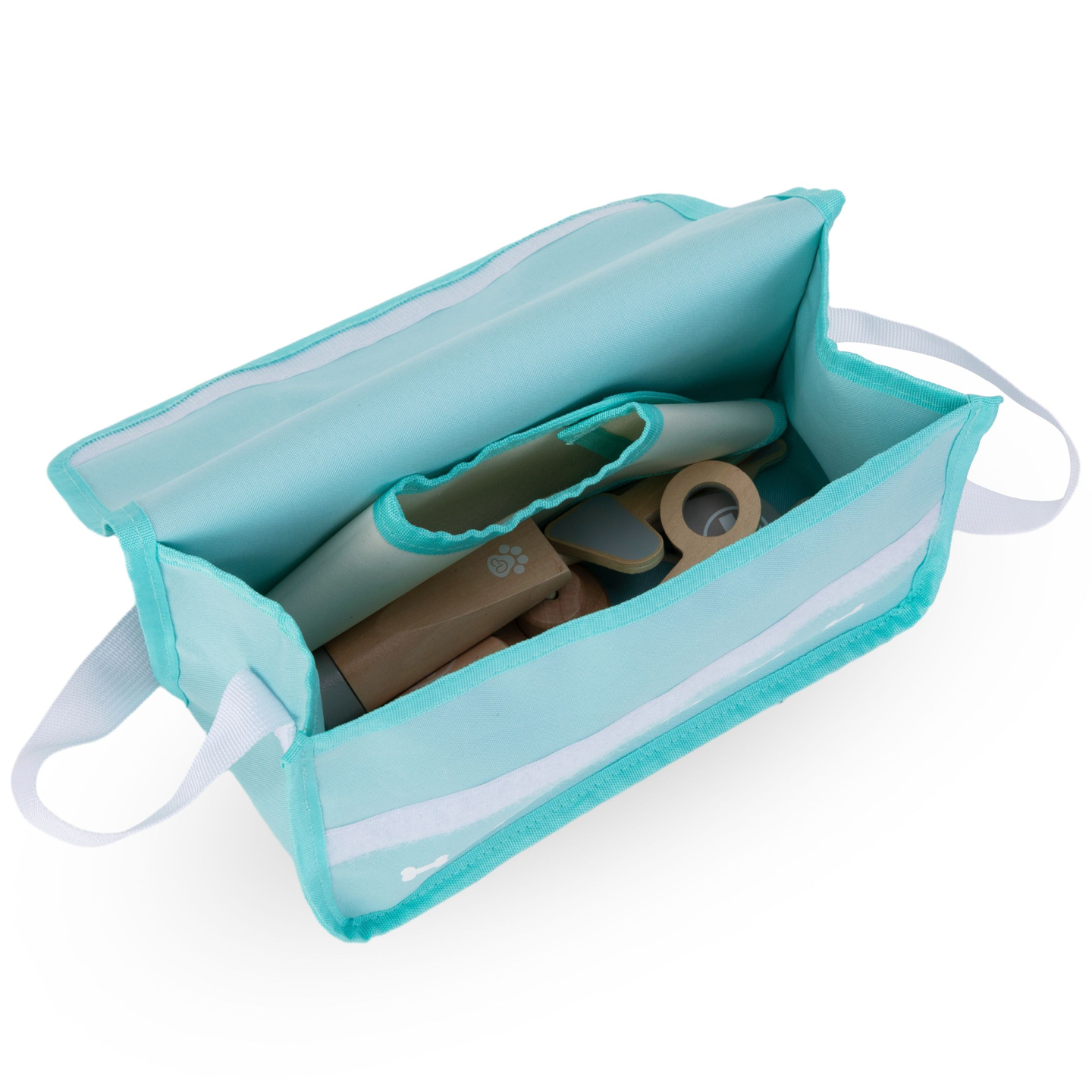 Drevená veterinárna súprava