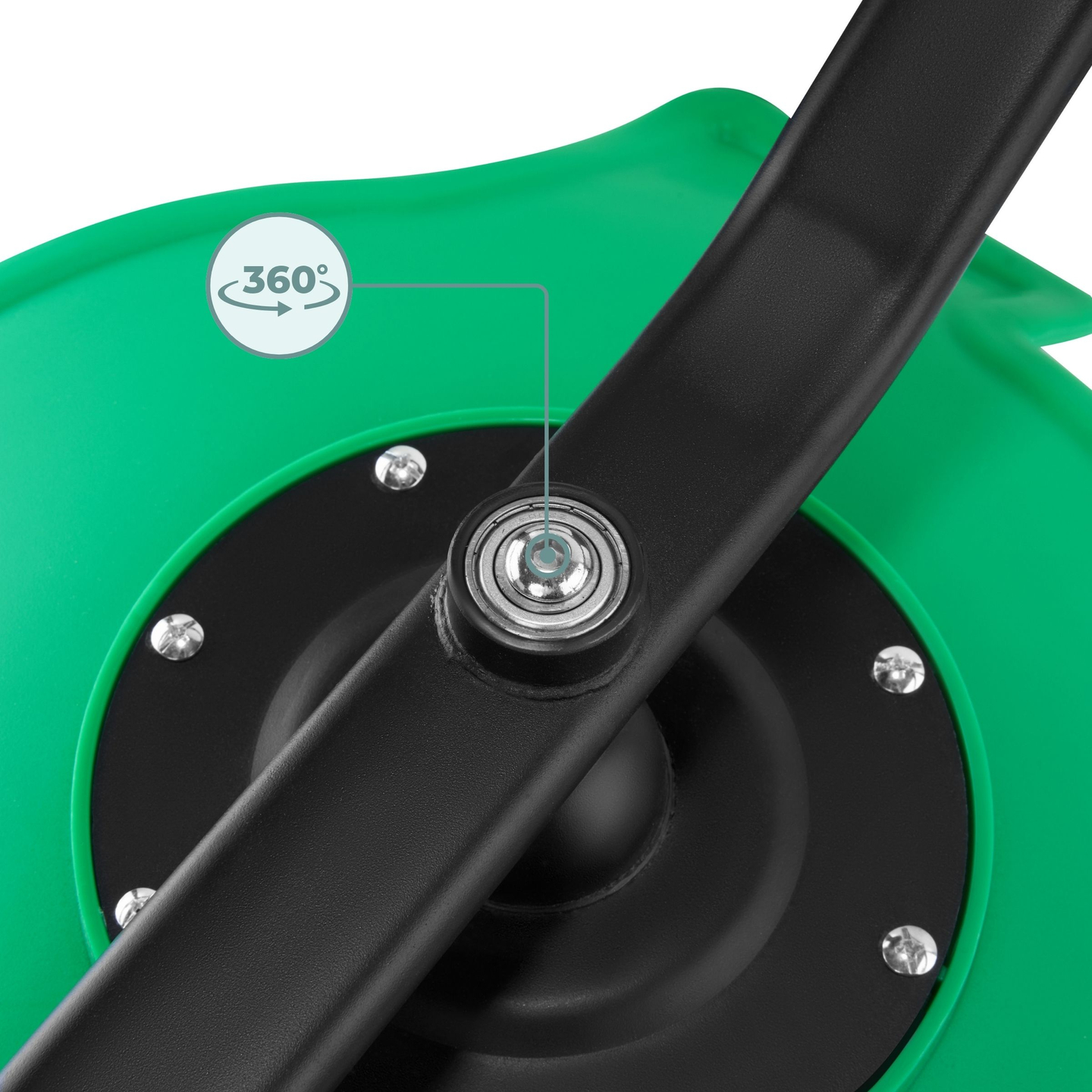 Mini detský kolotoč Ryba - zelená farba