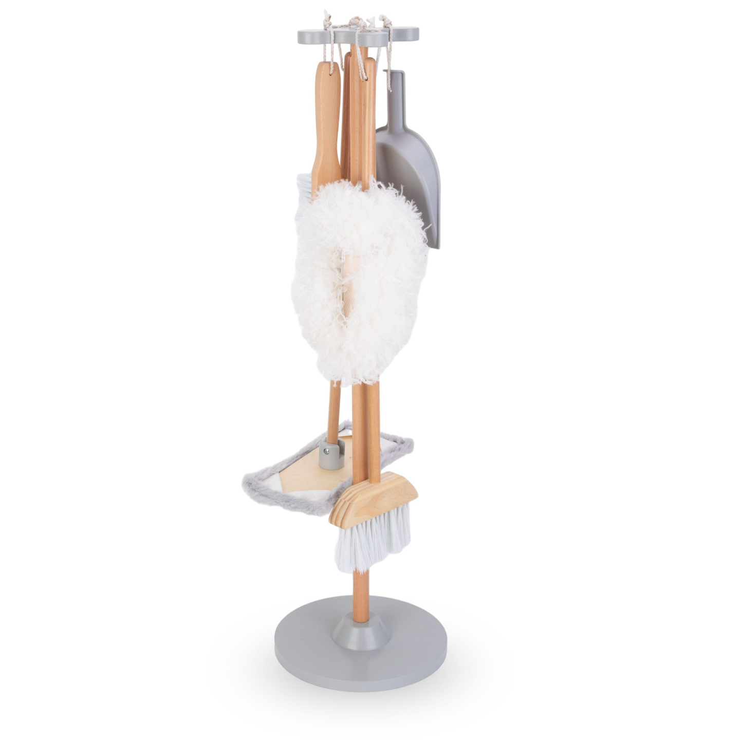 Drevená čistiaca súprava