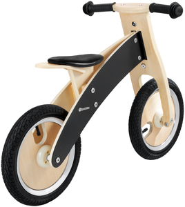 Drevený joggingový bicykel JAMES HyperMotion - nafukovacie kolesá - čierny