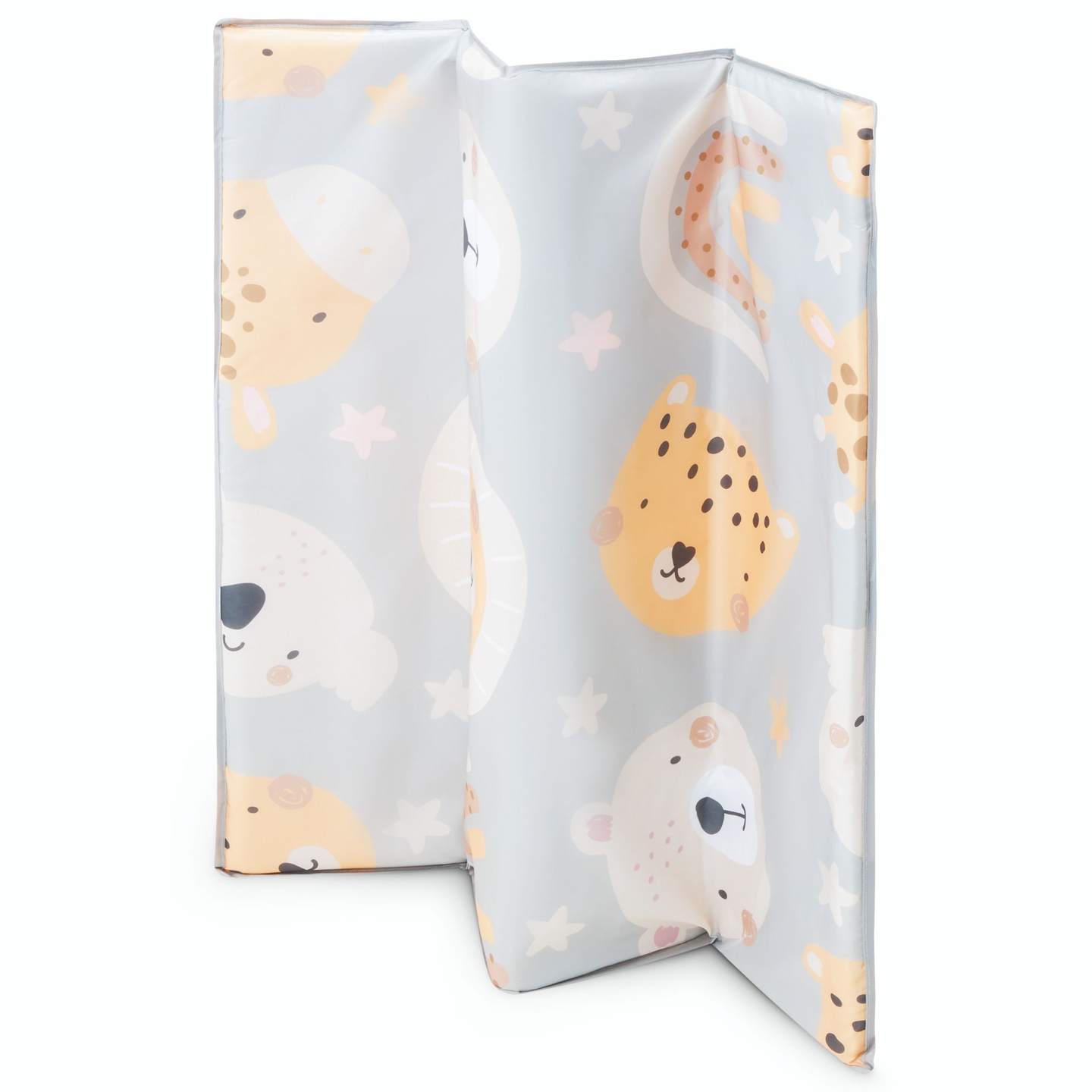 Skladacia ohrádka, detská cestovná postieľka s matracom a taškou na prenášanie - Medvedík