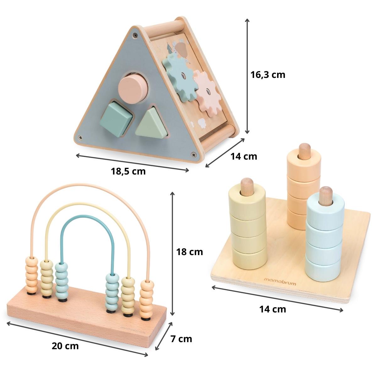 Montessori súprava hračiek pre deti od 2 do 3 rokov