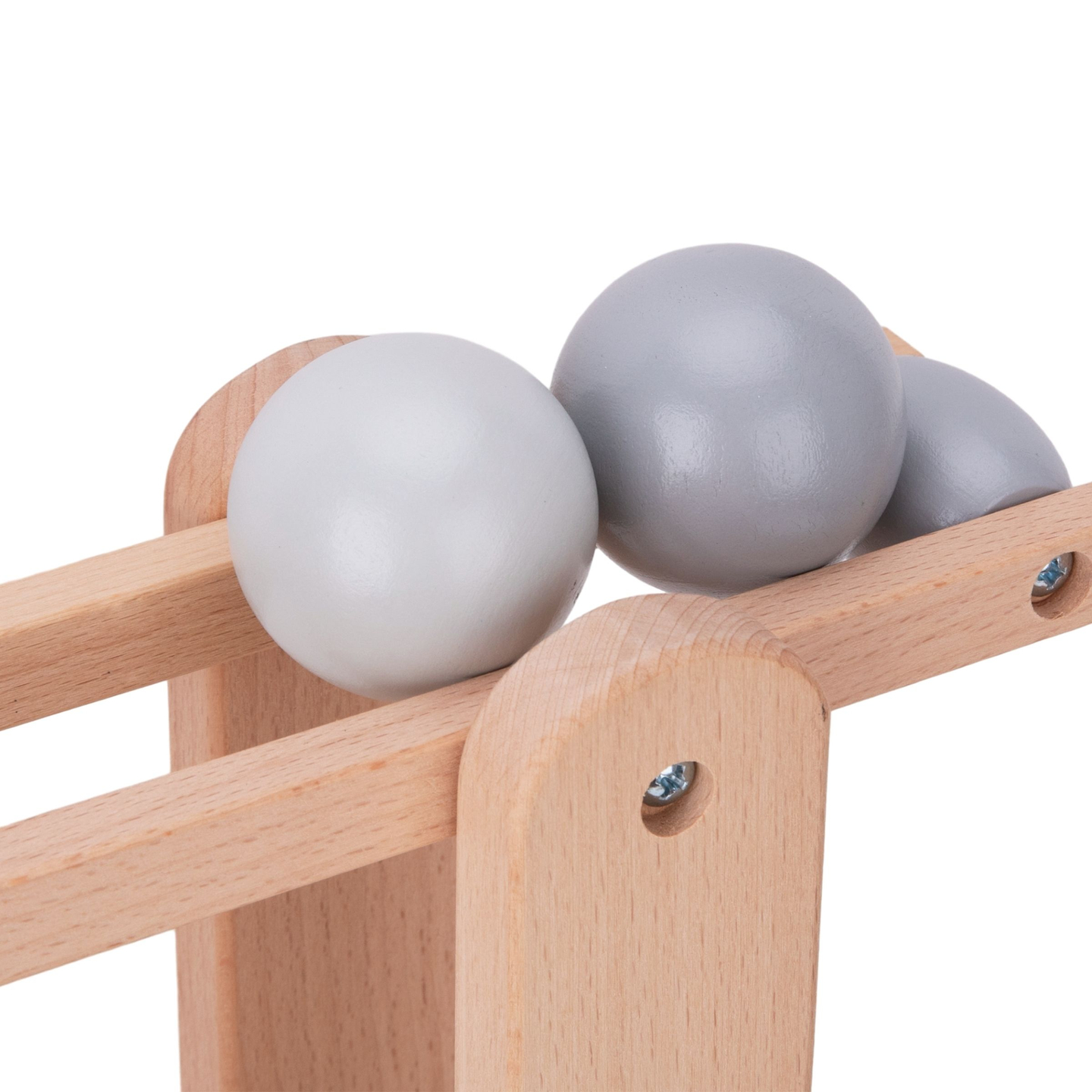 Veľká drevená slepá ulička - šmýkačka s točiacimi sa prvkami