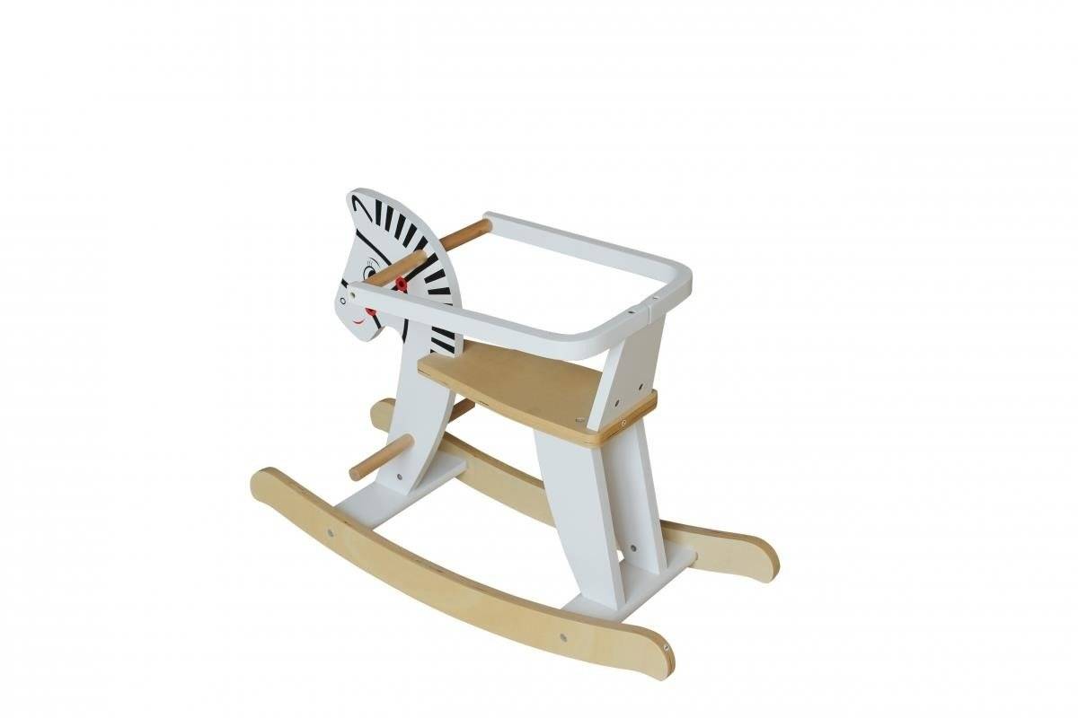 Drevený hojdací koník so zábranami K11