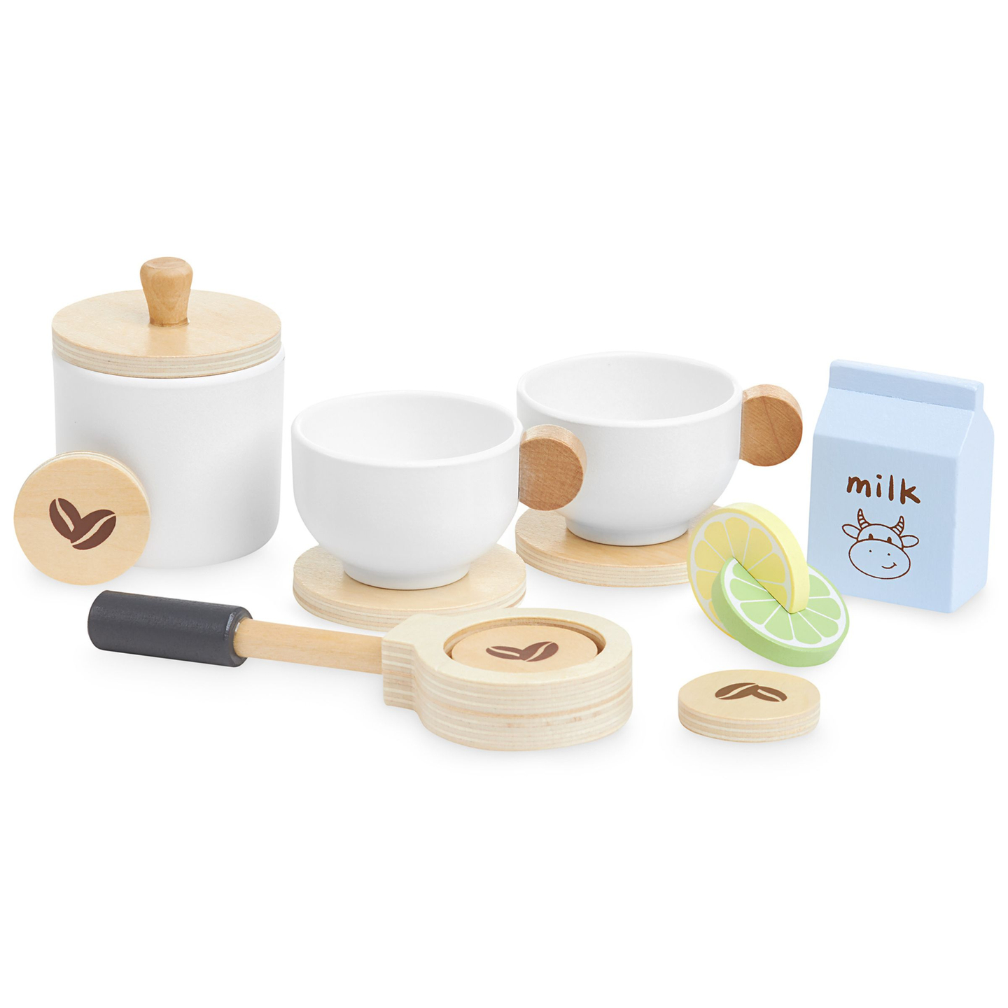 Drevený kávovar a čajovar s príslušenstvom - kaviareň