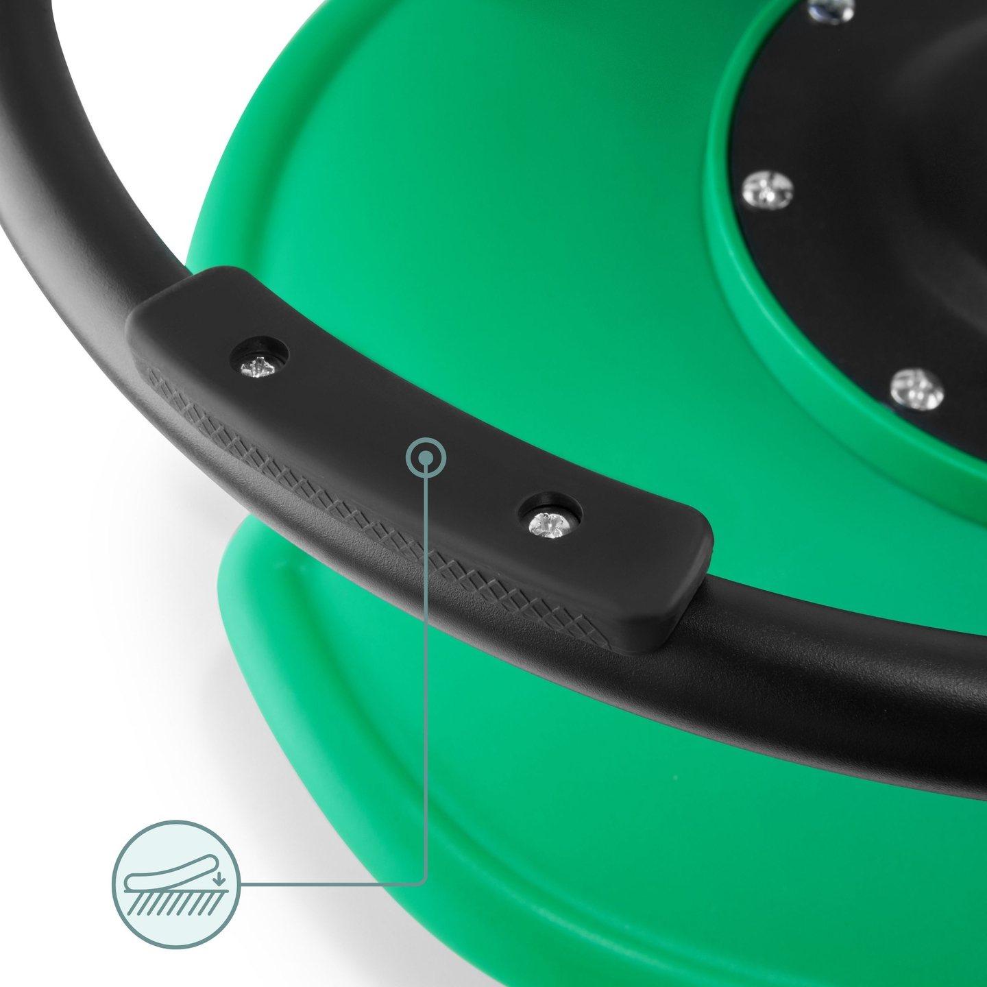 Mini detský kolotoč Ryba - zelená farba