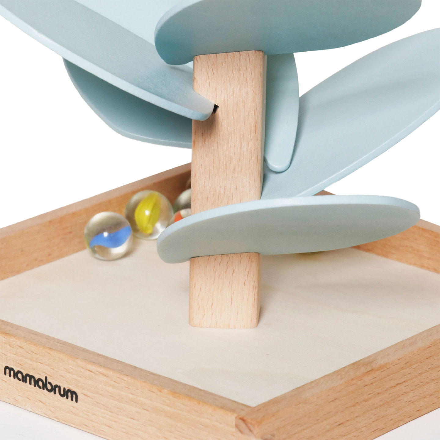 Drevený kulodróm - zvukový strom s guľôčkami