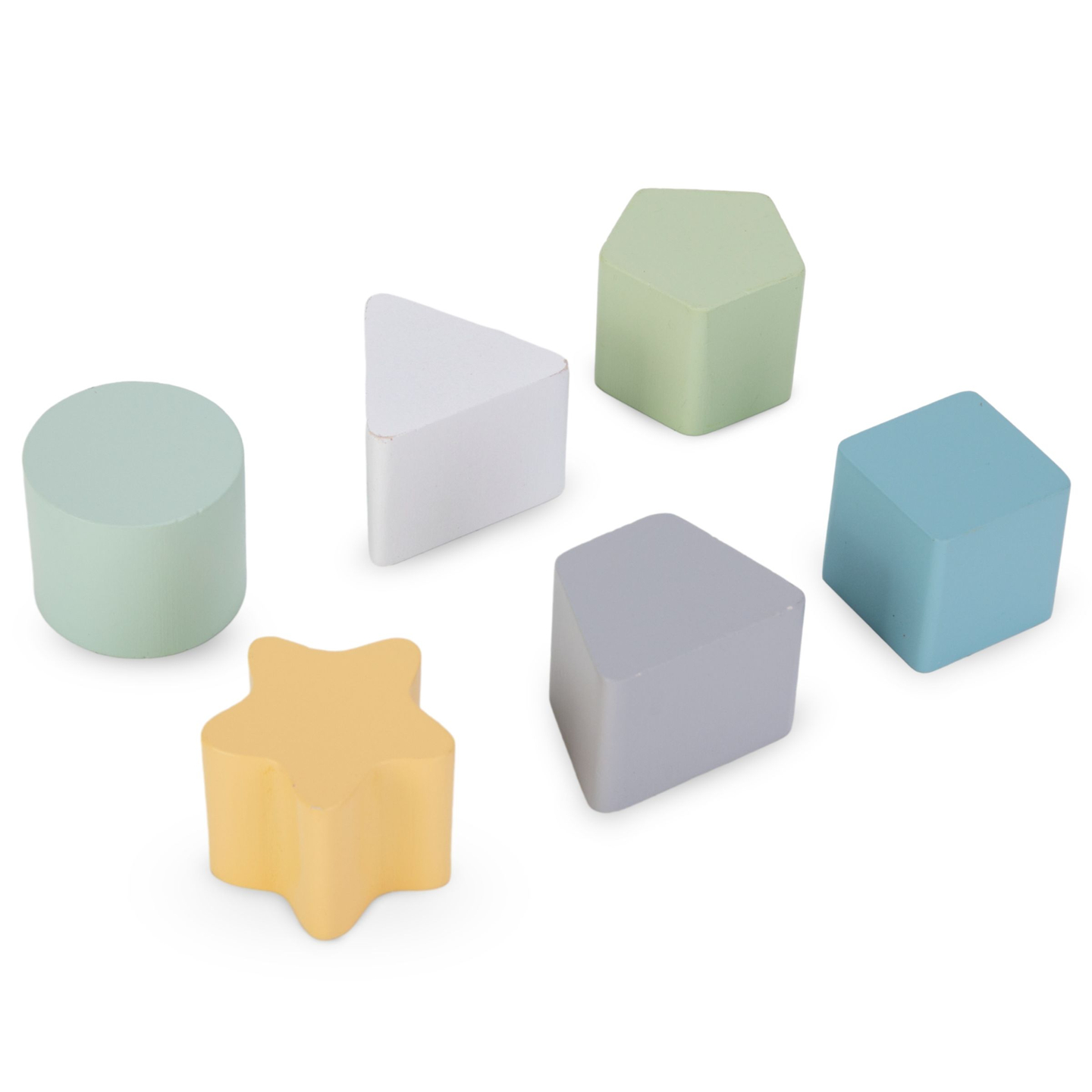 Veľká drevená kocka so slučkou - Montessori