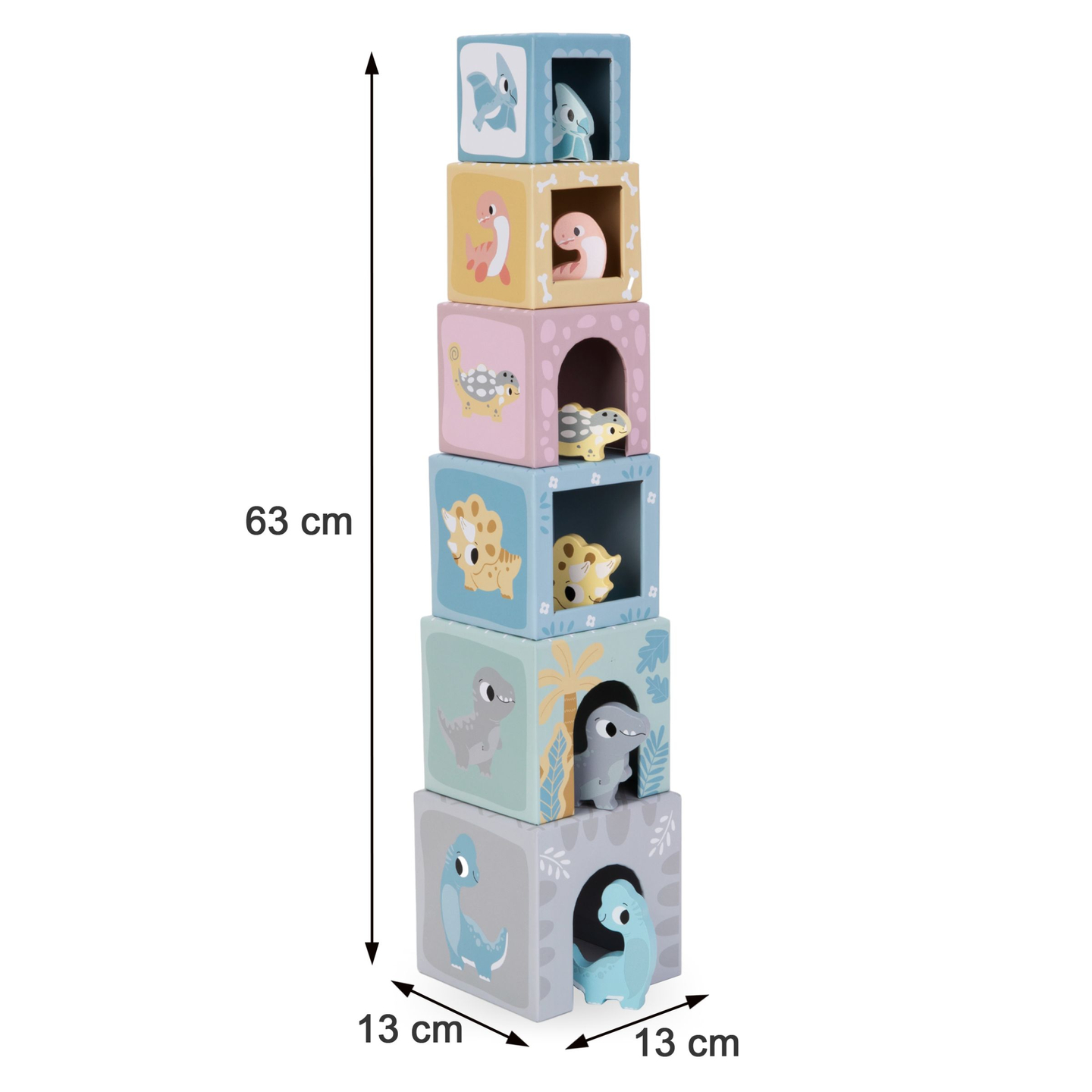 Triediaca veža s figúrkami Dinosaury