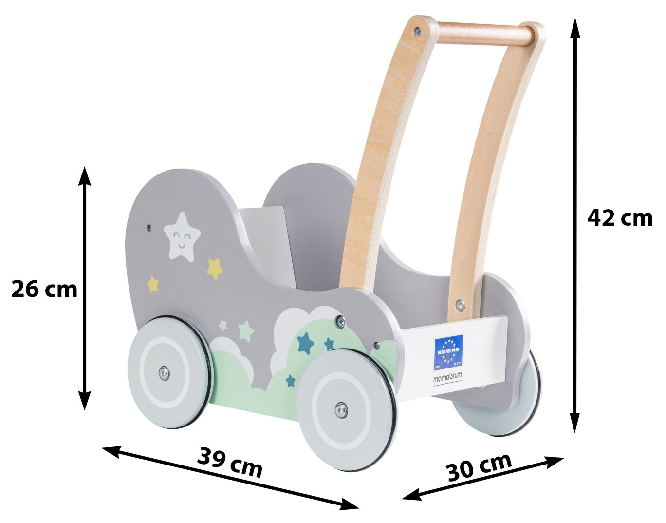 Večerníček – drevené chodítko
