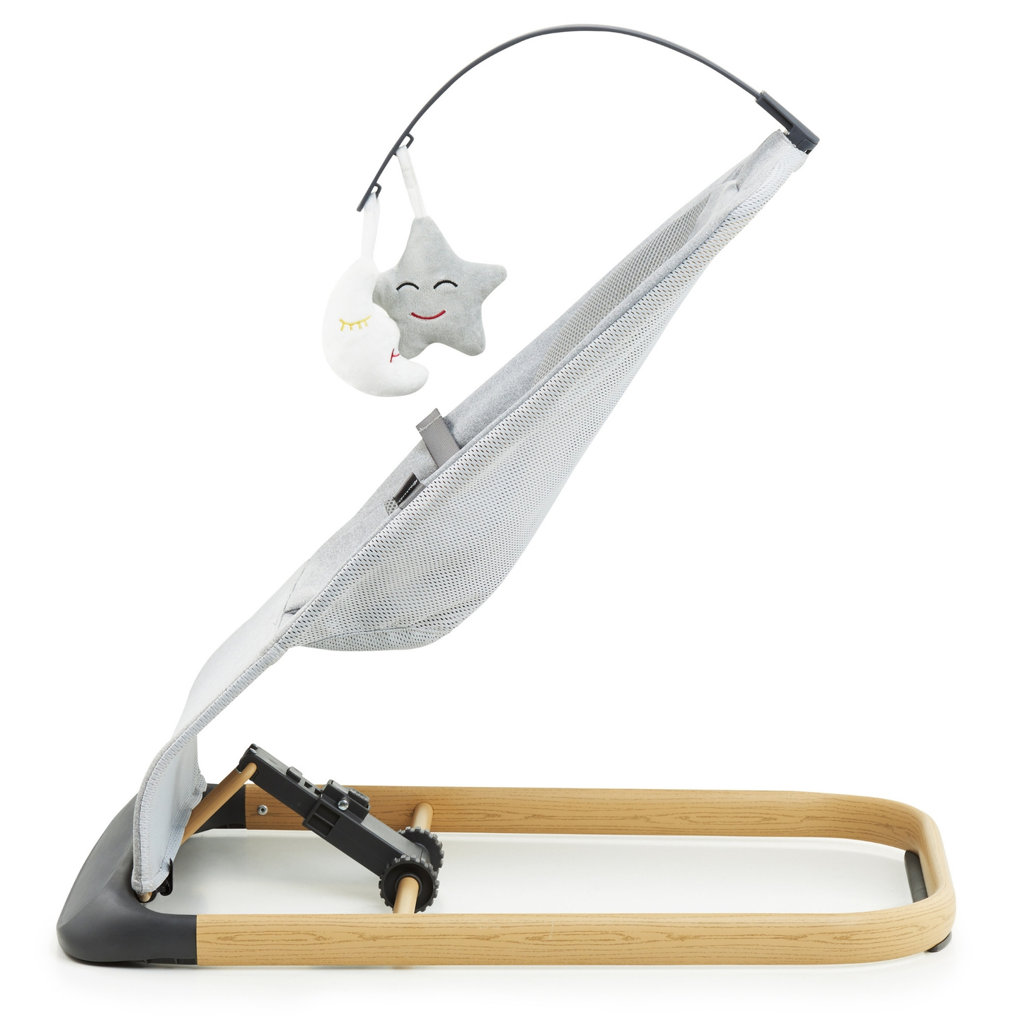 Hojdacie kreslo 2 v 1 Moby-Systém LILY - sivé