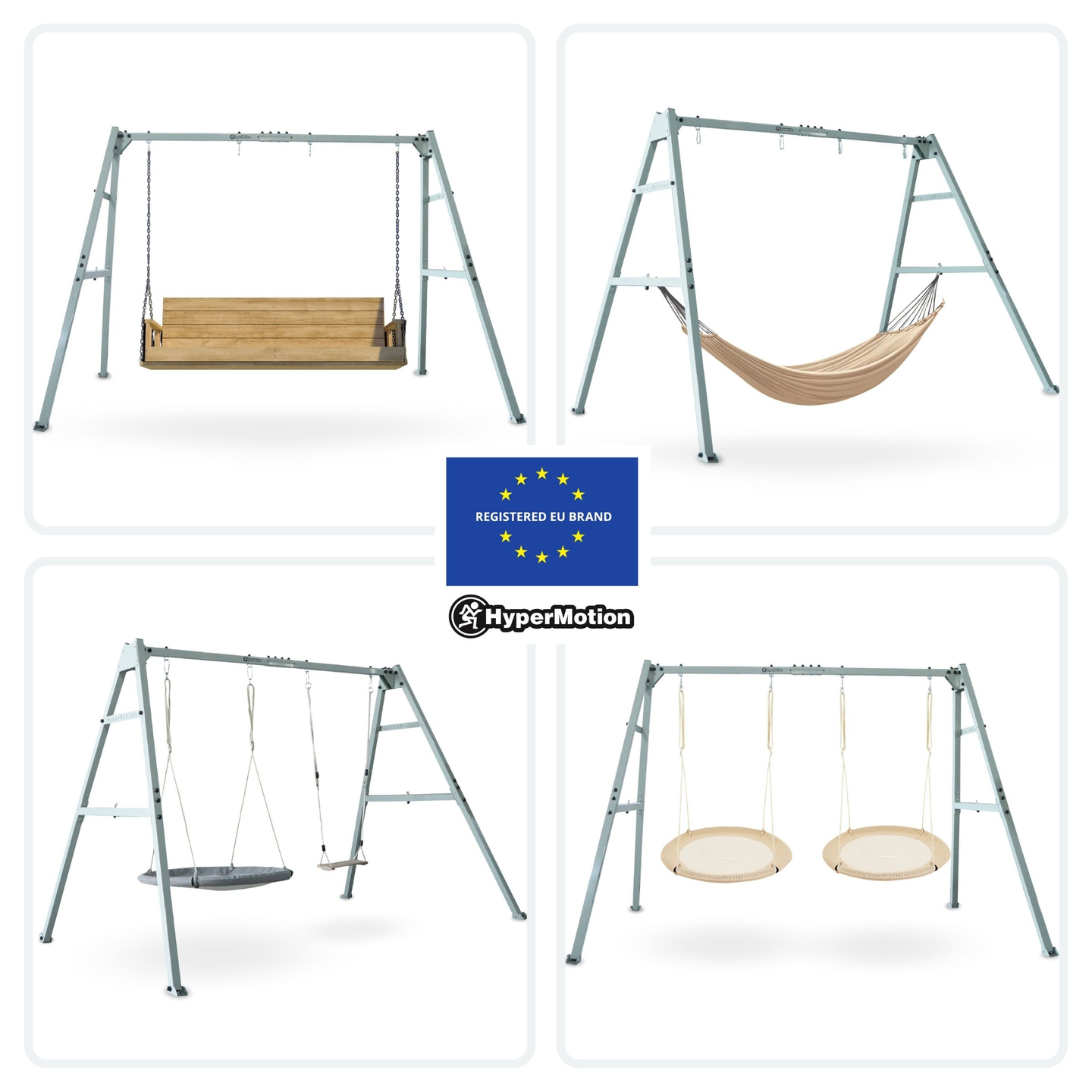 Oceľový rám pre záhradnú hojdačku alebo hojdaciu sieť