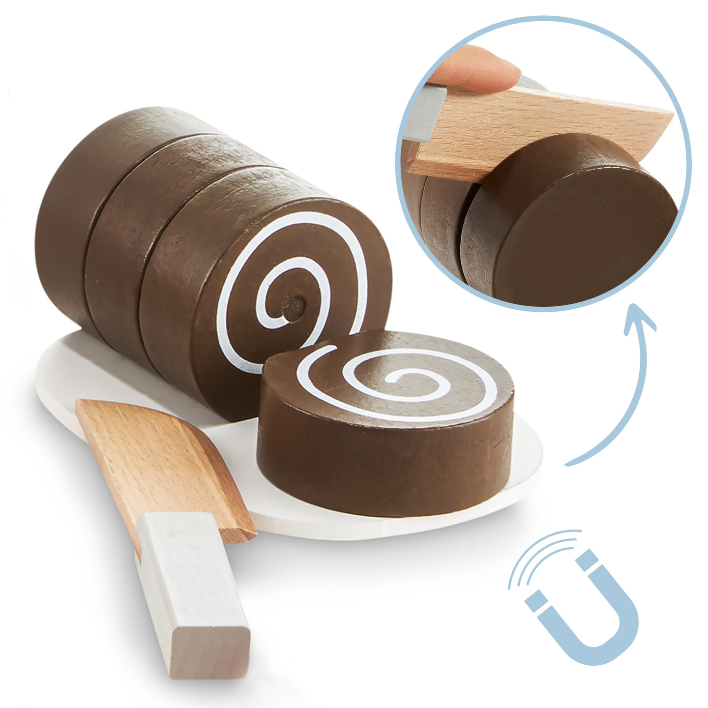 Drevená krabica na rezanie cukroviniek, cukráreň