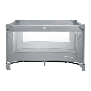 Cestovná postieľka Happy Traveller BASIC - sivá