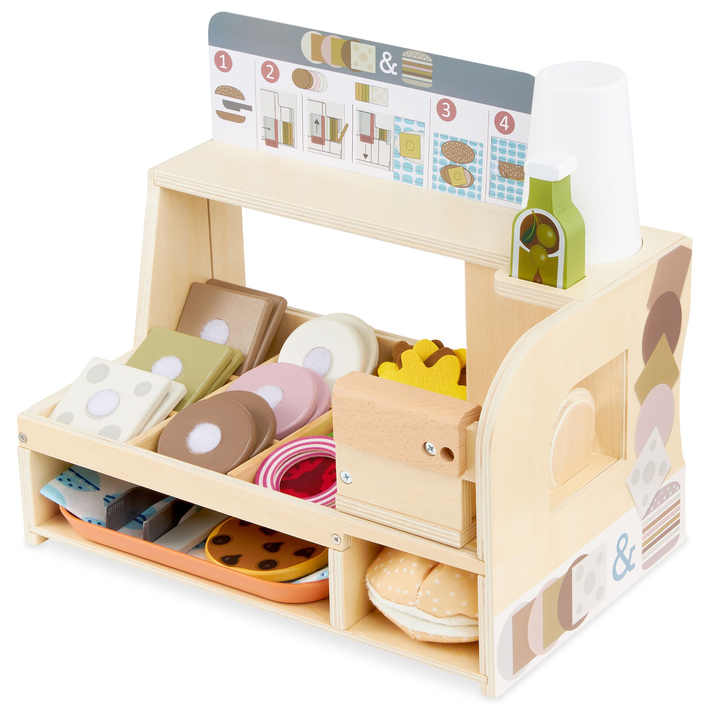 Drevený sendvičový bar - reštaurácia