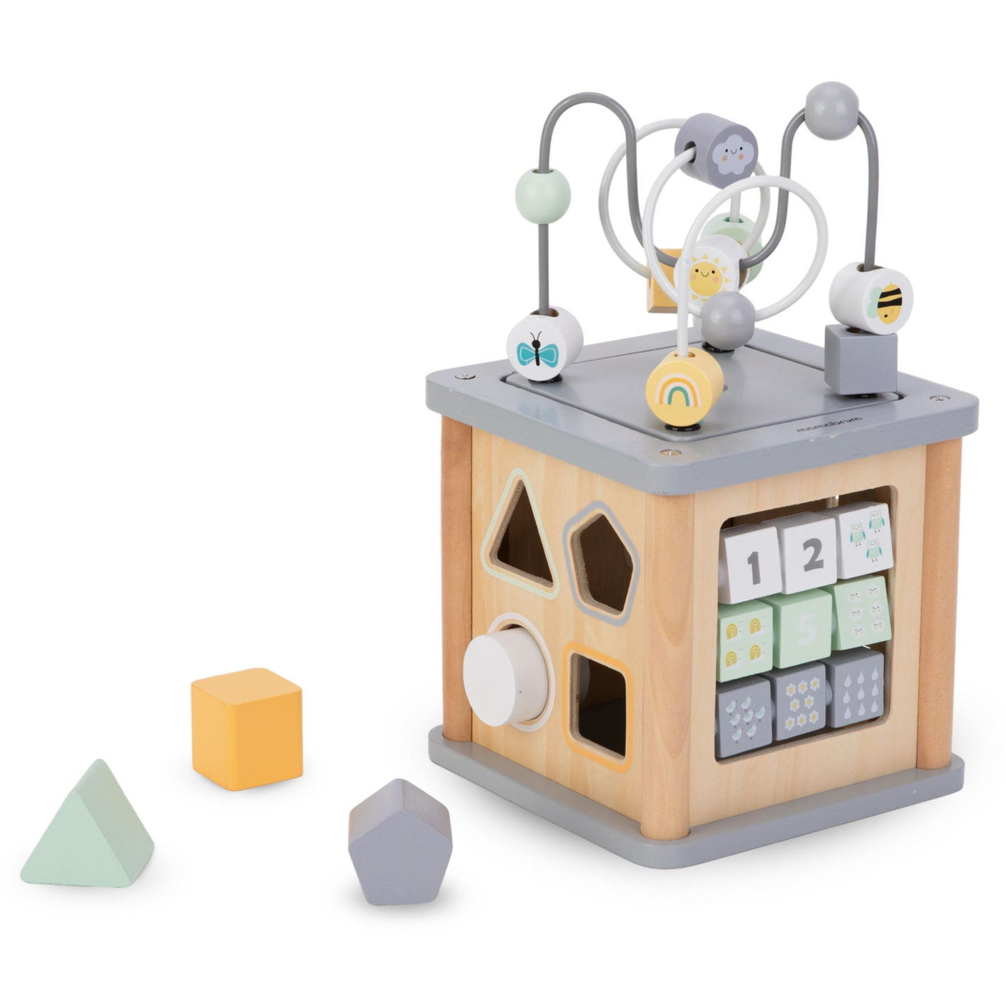 Montessori drevená vzdelávacia kocka - motorická slučka