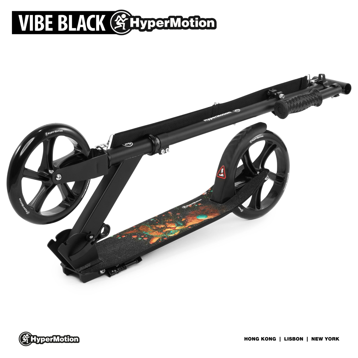 Dvojkolesová mestská kolobežka VIBE Black HyperMotion - 100kg