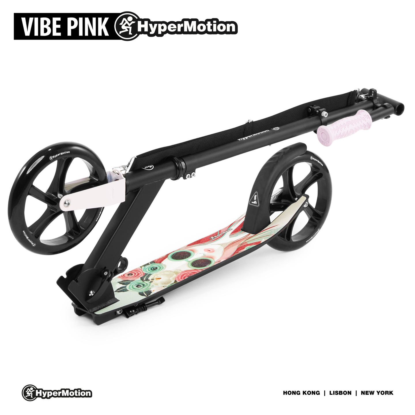 Dvojkolesová mestská kolobežka VIBE Pink HyperMotion - 100 kg