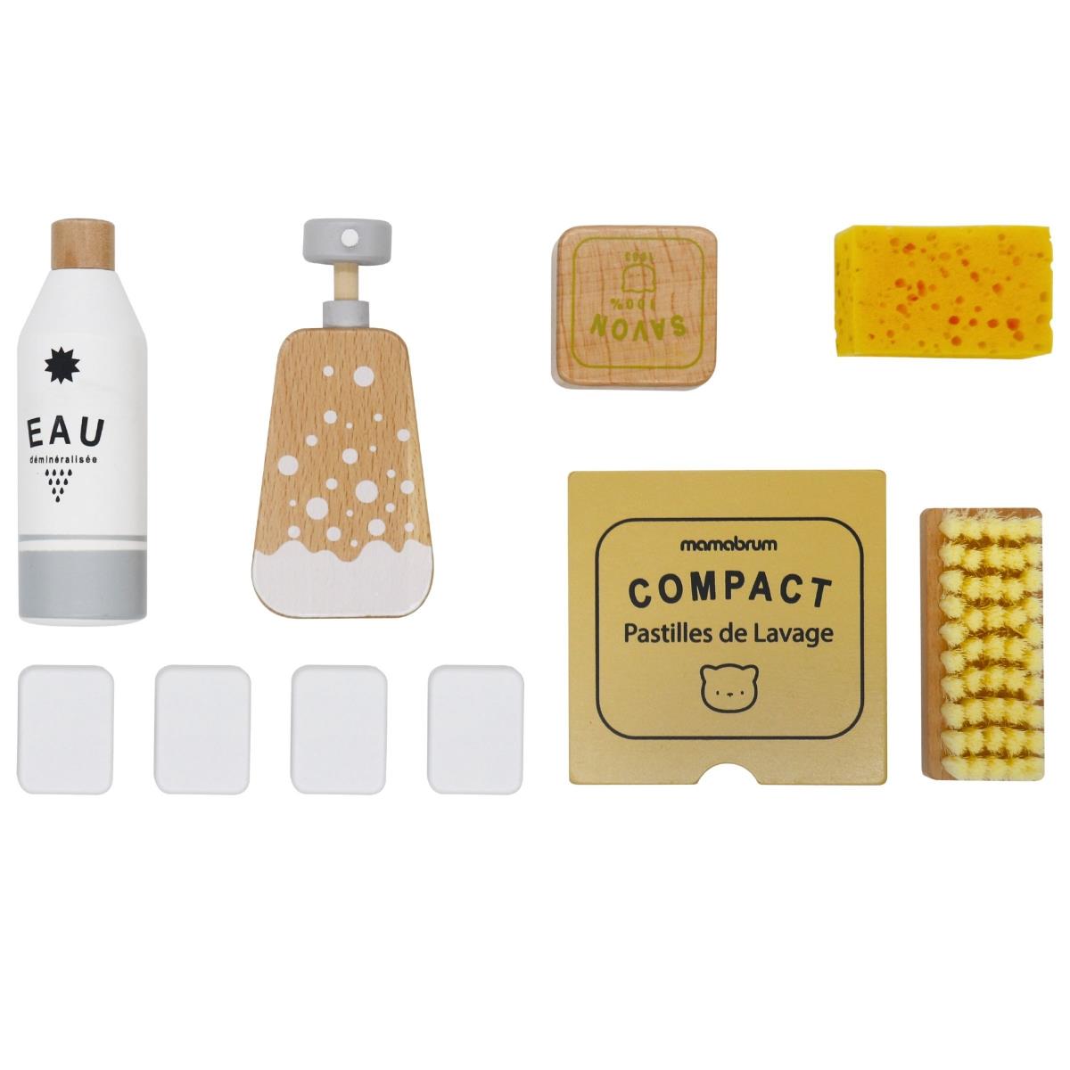 Drevená upratovacia súprava pre deti - 10 kusov