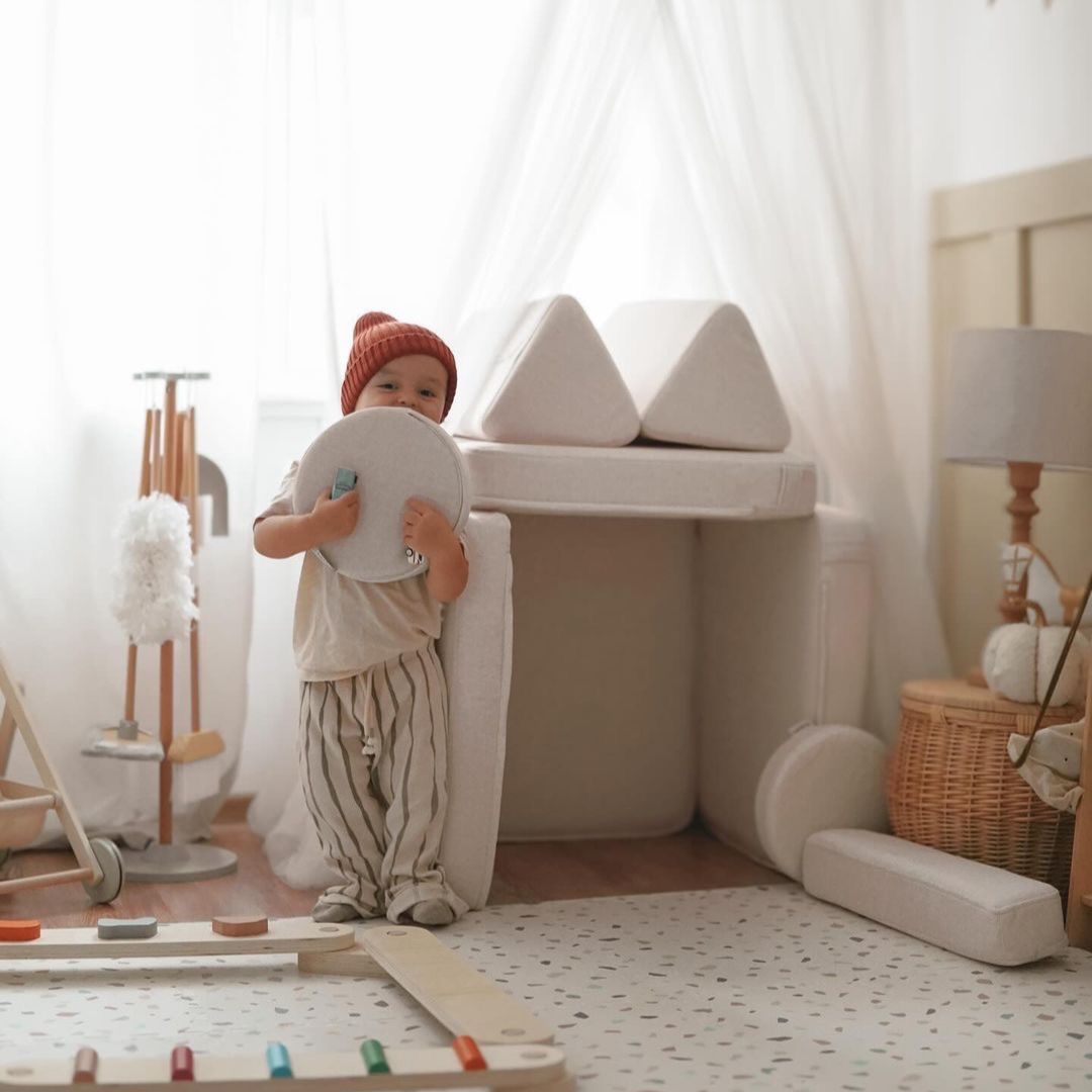 Drevená balančná dráha - zmyslová dráha - 14 prvkov