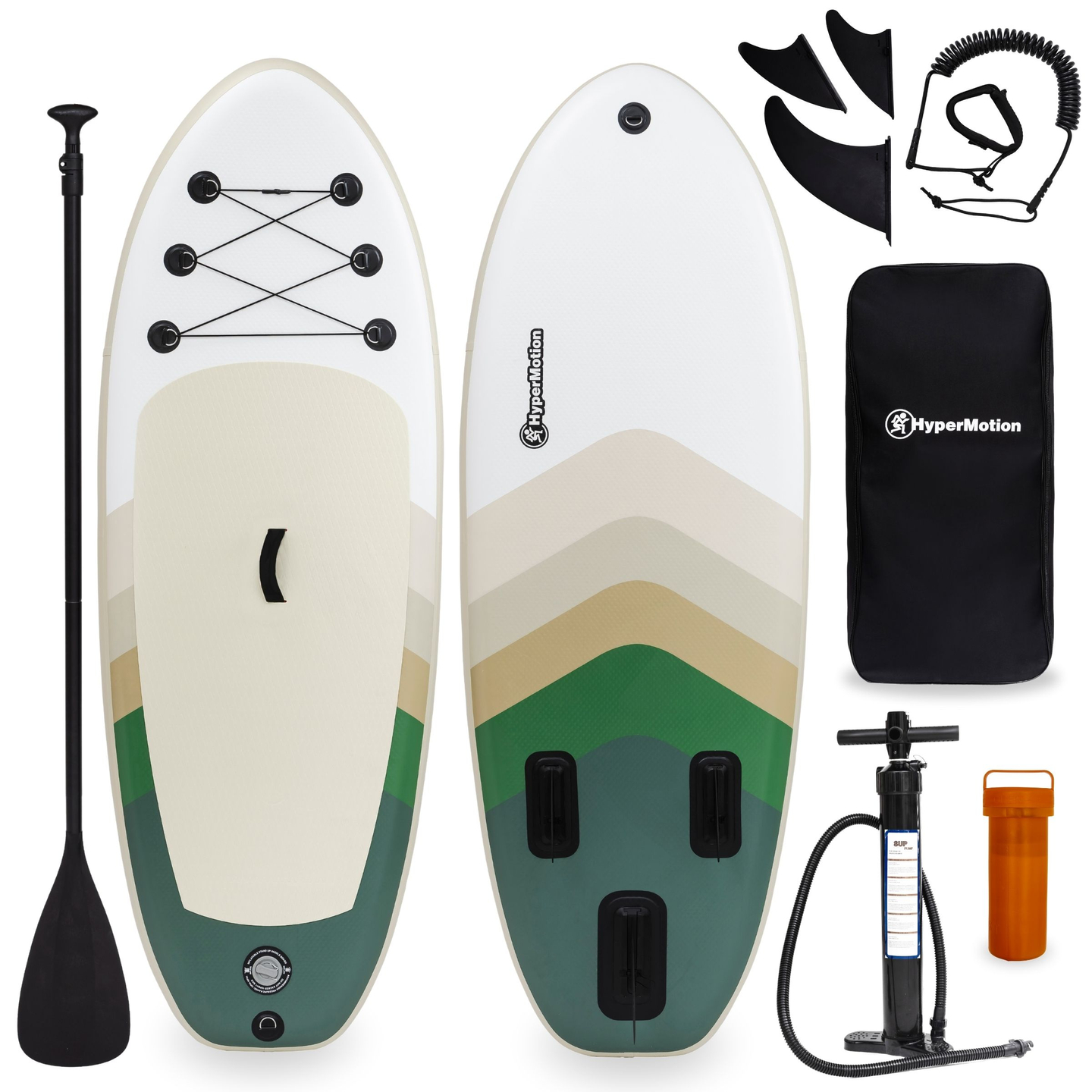 Nafukovacia SUP doska pre deti Stand Up Paddle 215cm s pádlom - HyperMotion WAVE BOOST 215