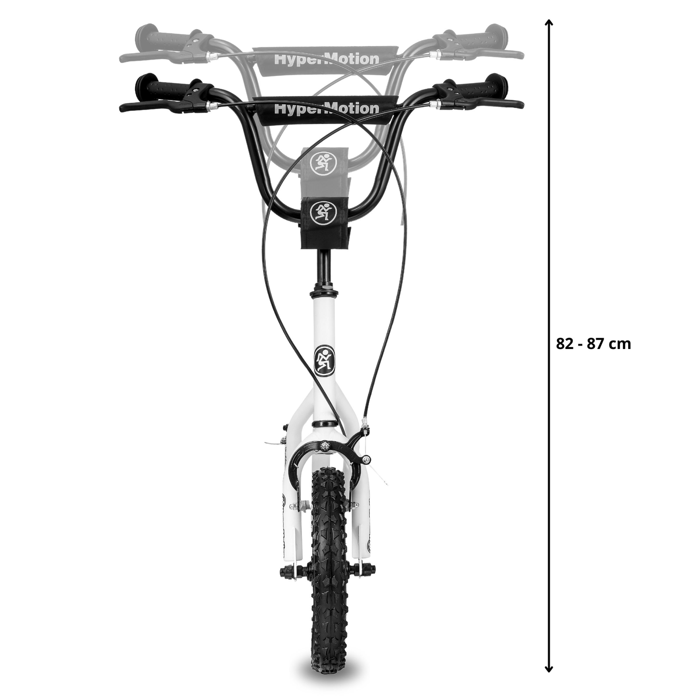 Kolobežka HyperMotion VIVA 12 (30 cm kolieska s čerpadlom) - biela