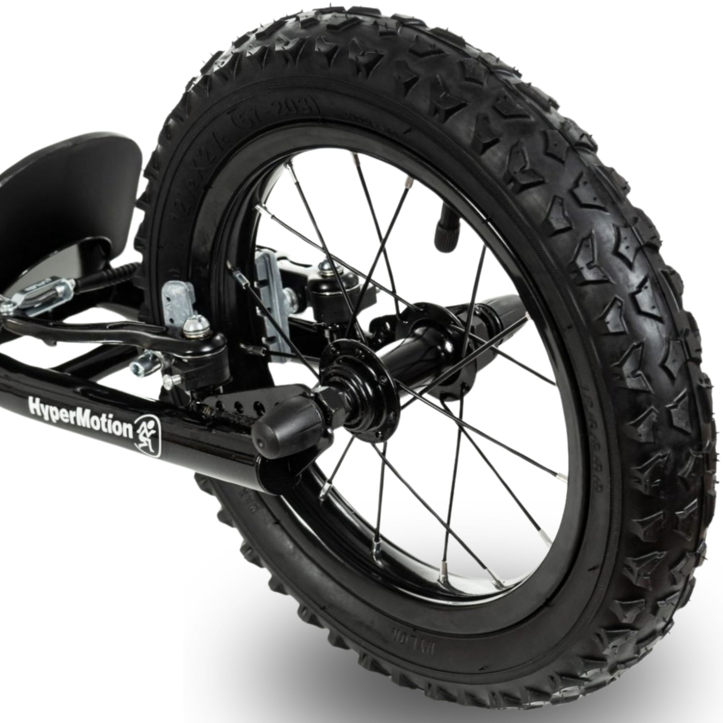 Kolobežka HyperMotion VIVA 12 (30 cm kolieska s čerpadlom) - čierna