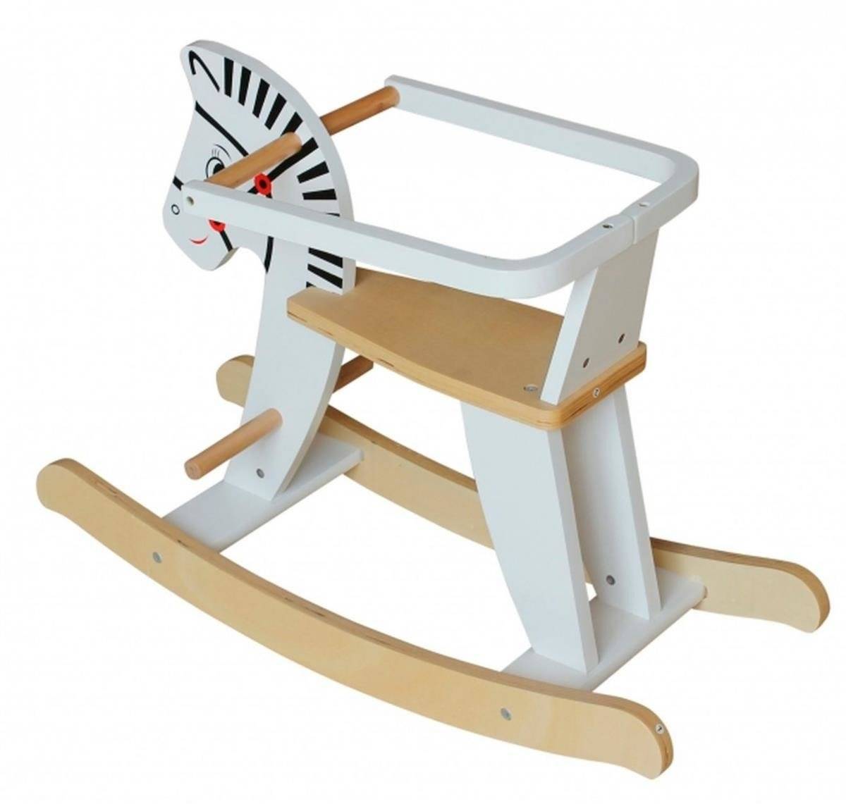 Drevený hojdací koník so zábranami K11