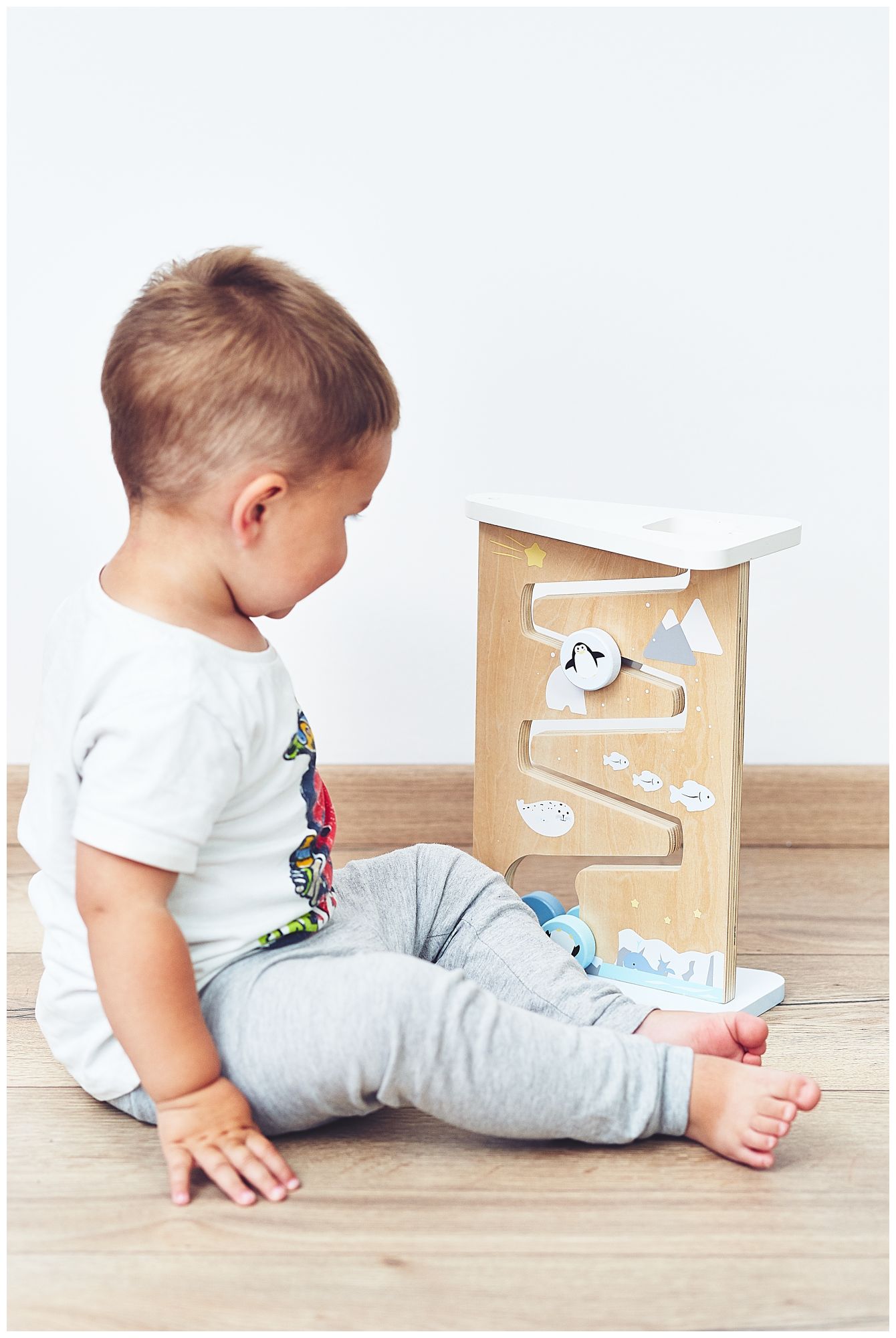 Drevená obojstranná senzorická manipulačná doska