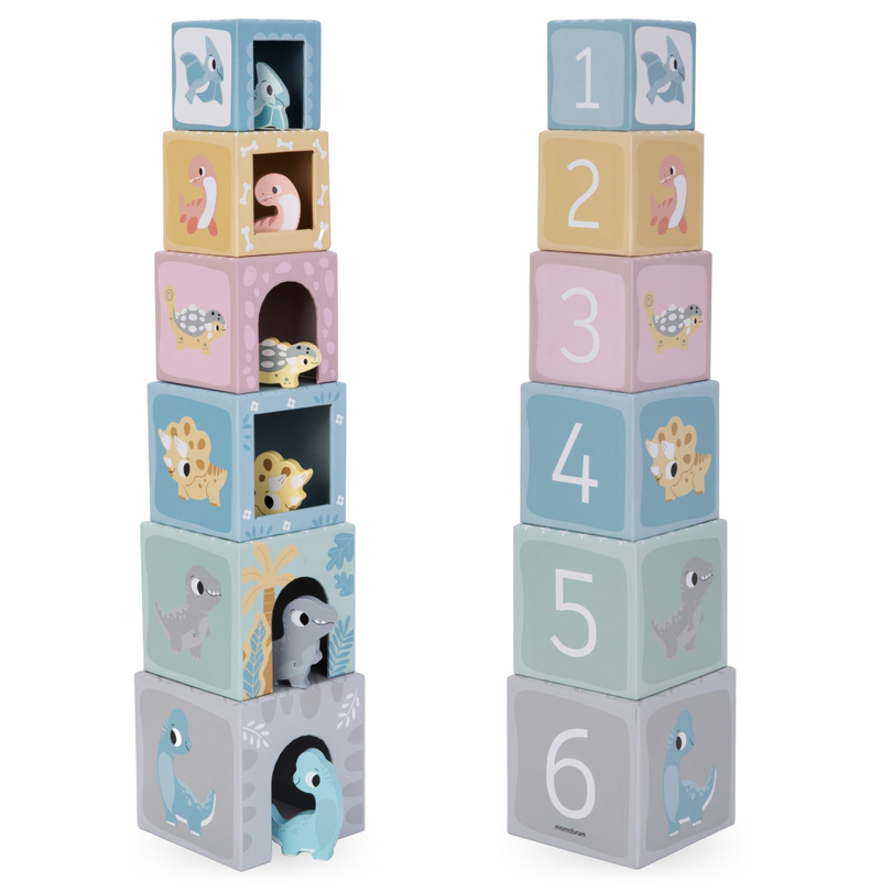 Triediaca veža s figúrkami Dinosaury