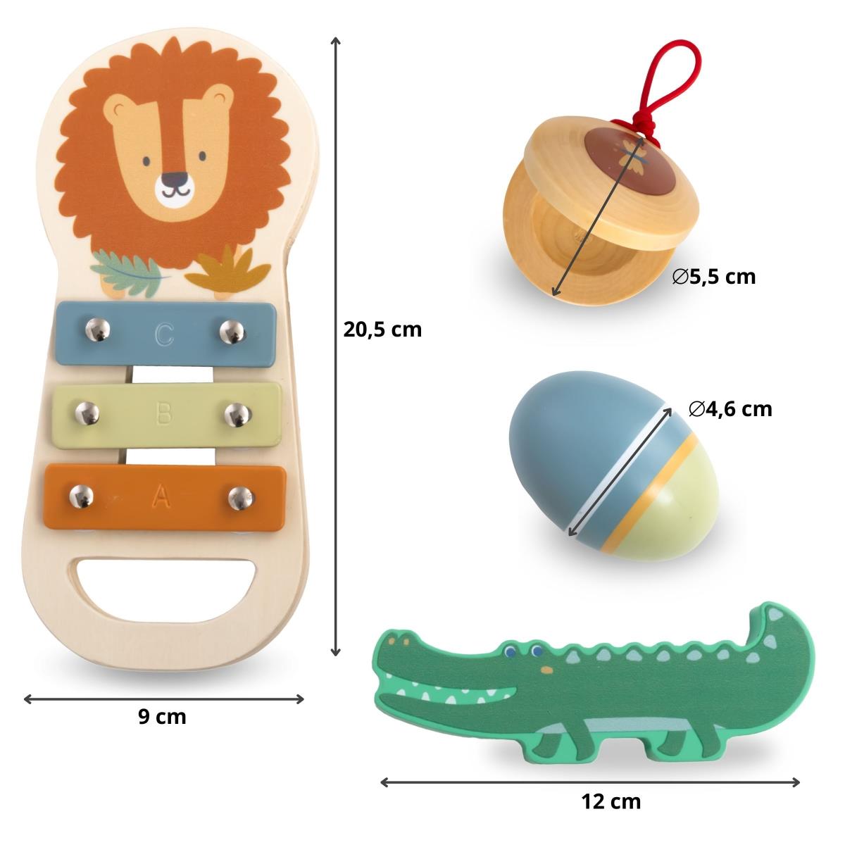 Súprava hudobných nástrojov Afrika