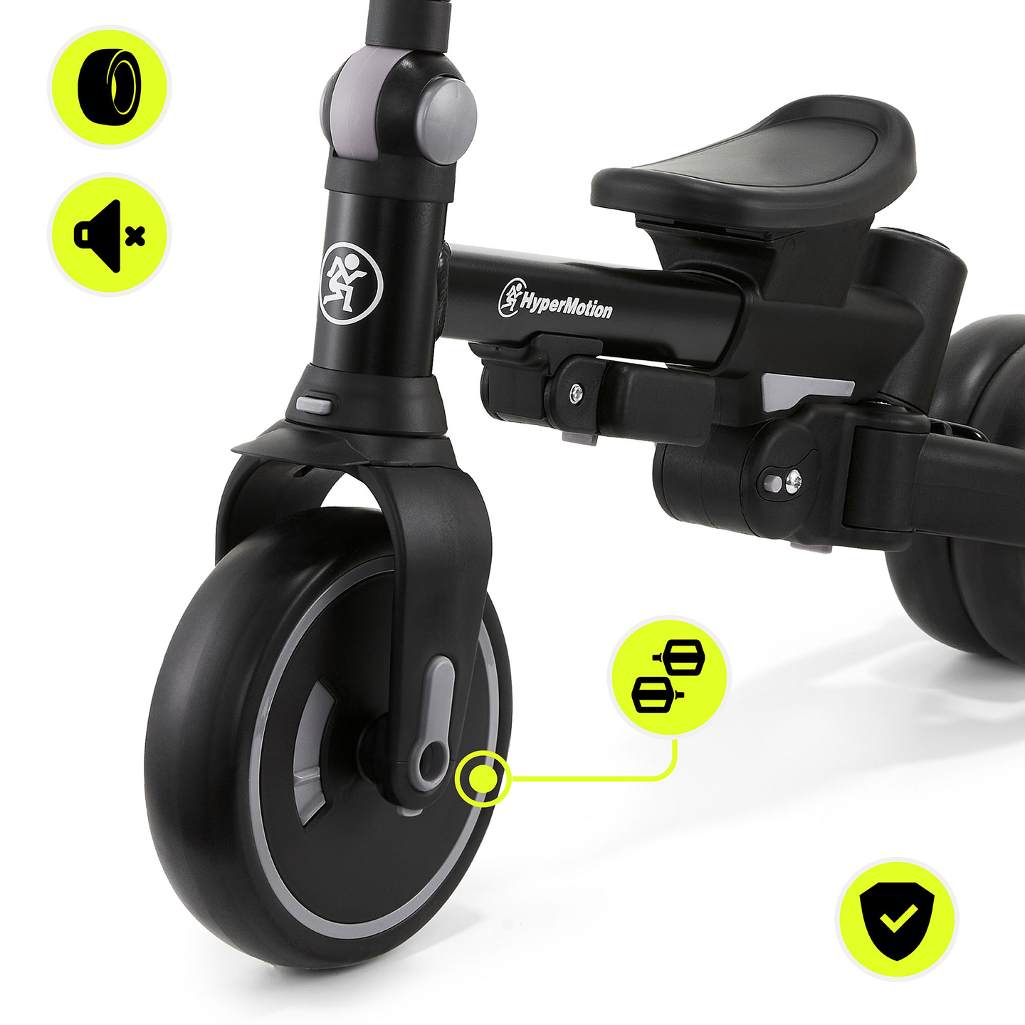 Multifunkčná trojkolka 8v1 TOBI FOREST - sivá