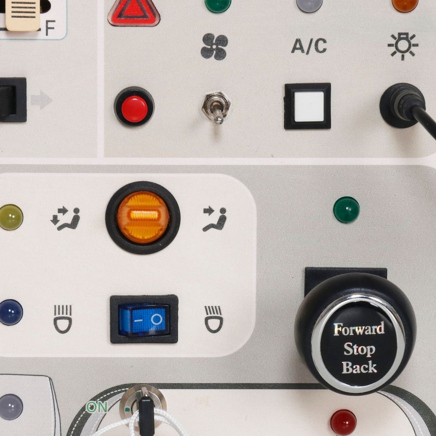 Montessori drevená hracia doska pre malé deti - prístrojová doska auta