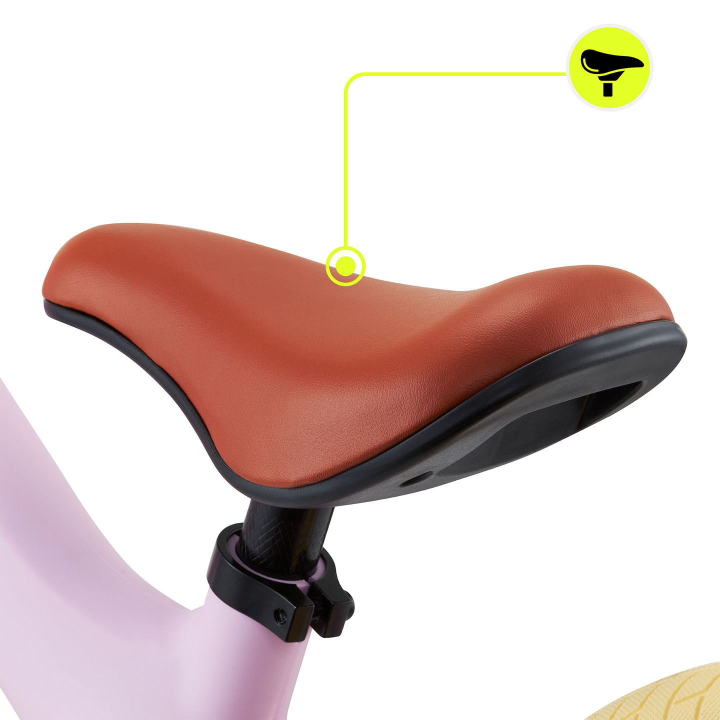 Detský bežecký bicykel HyperMotion Marcelo - ružový