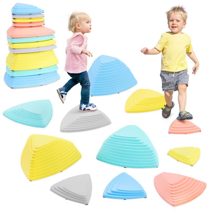 Farebné balančné kamene - 11 kusov