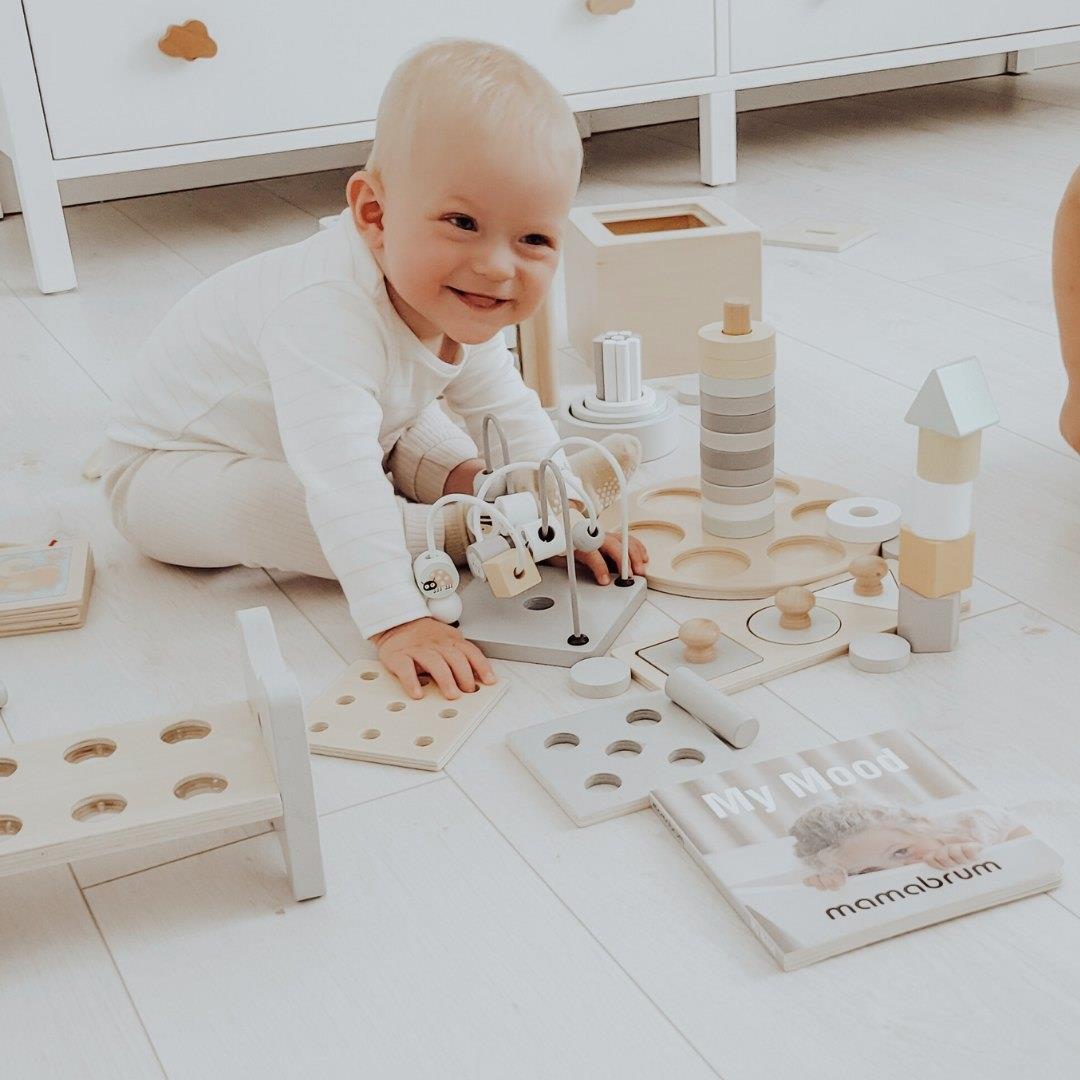 Montessori vzdelávací box pre malé deti - 6 hračiek