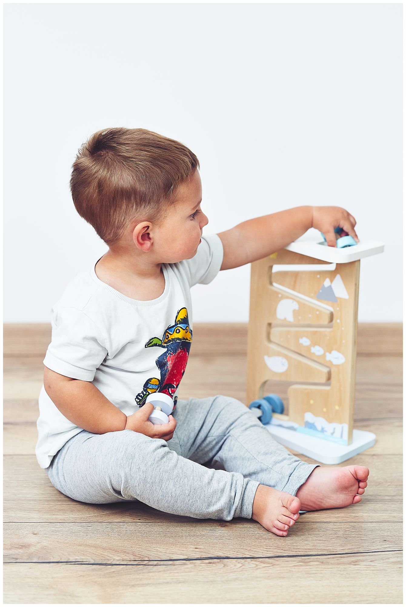 Drevená obojstranná senzorická manipulačná doska