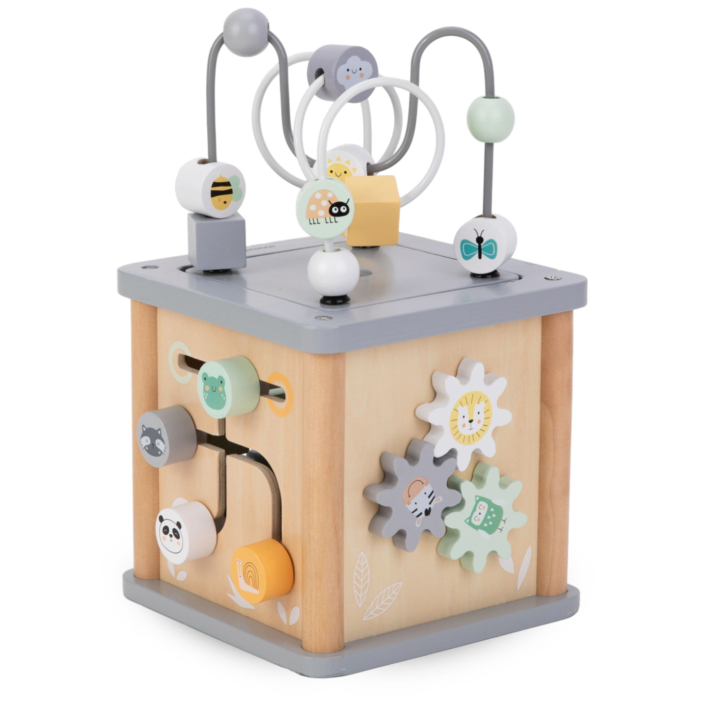 Montessori drevená vzdelávacia kocka - motorická slučka