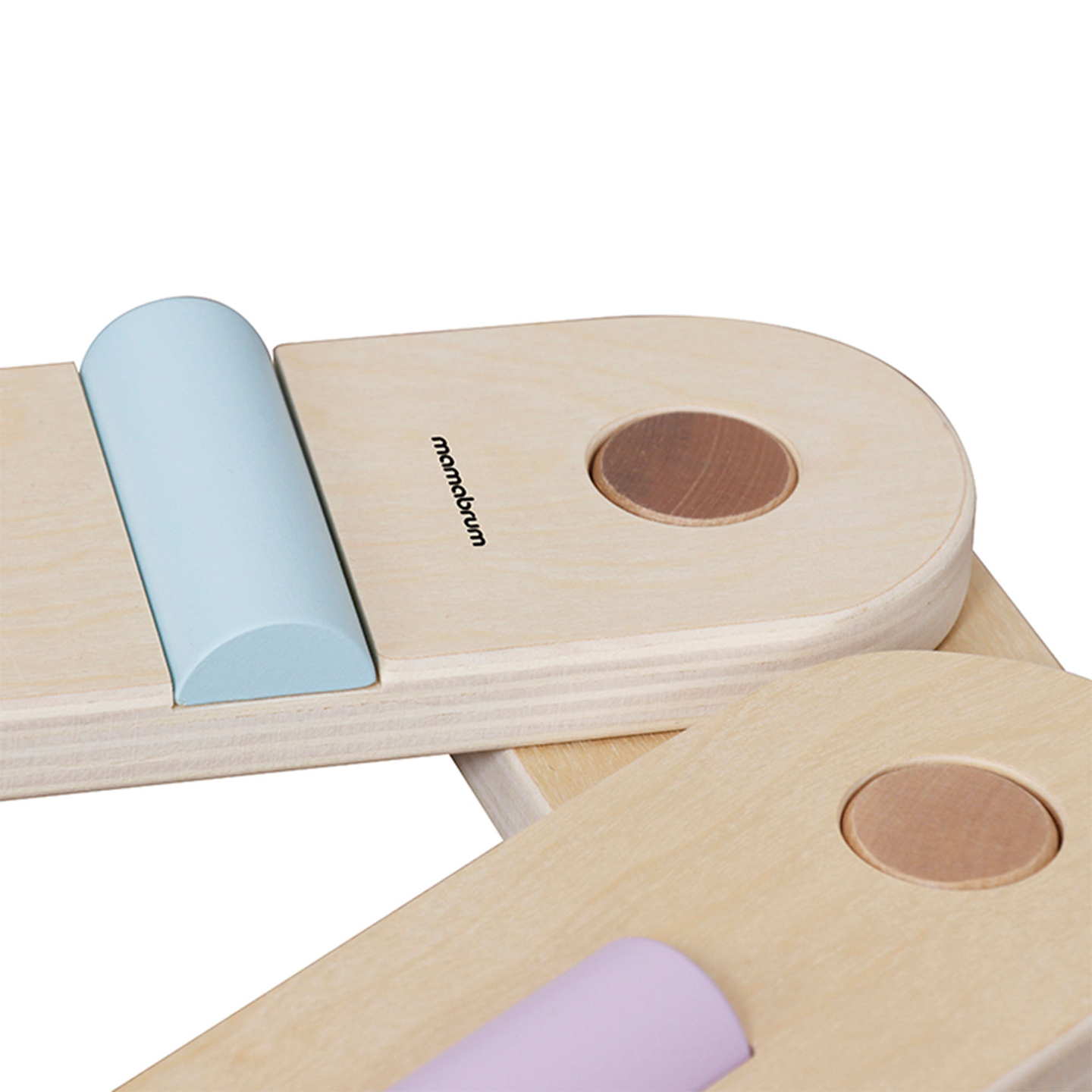 Veľký drevený senzorický chodník - balančná dráha - 9 prvkov