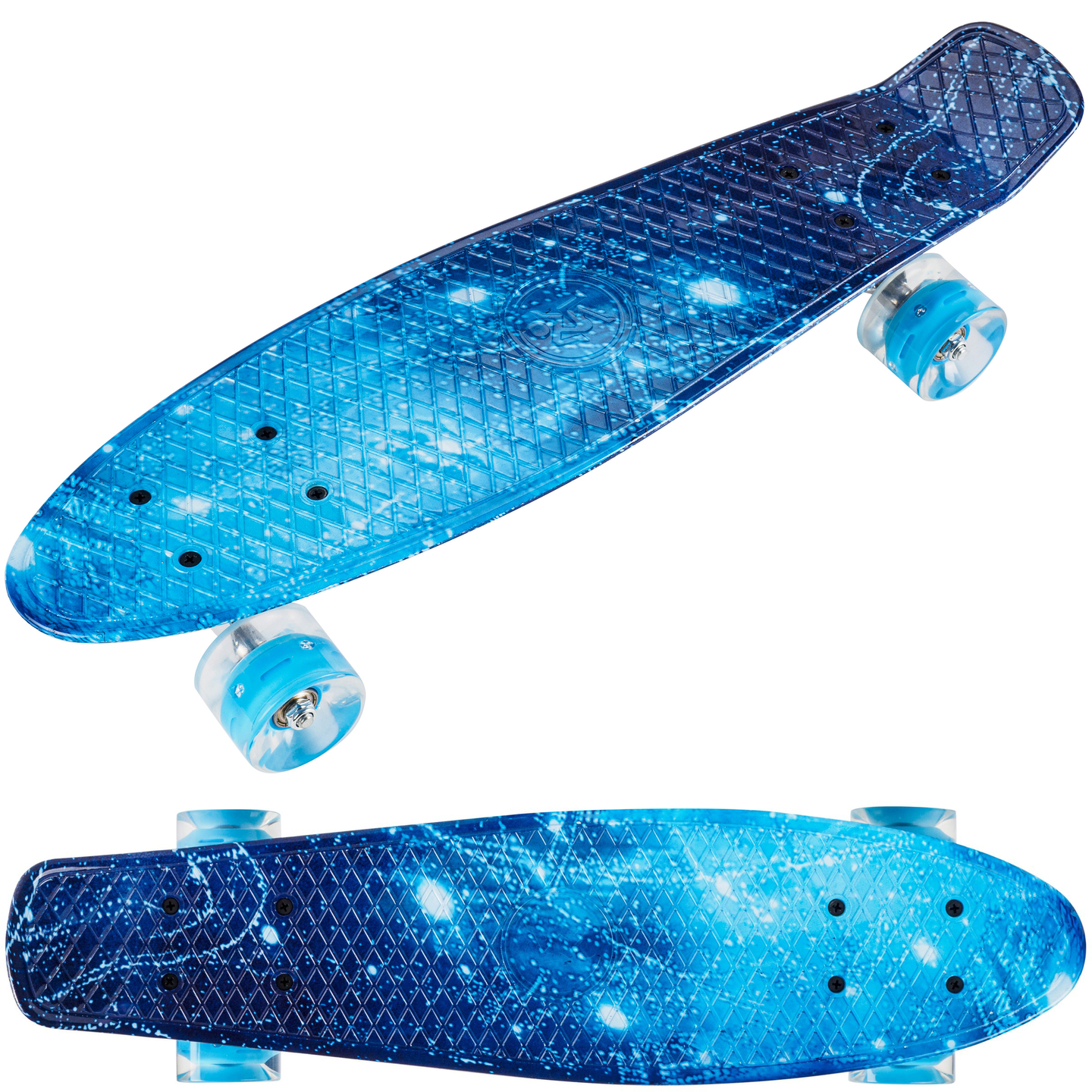 Fisk Skateboard 56cm - LED kolieska - priestor