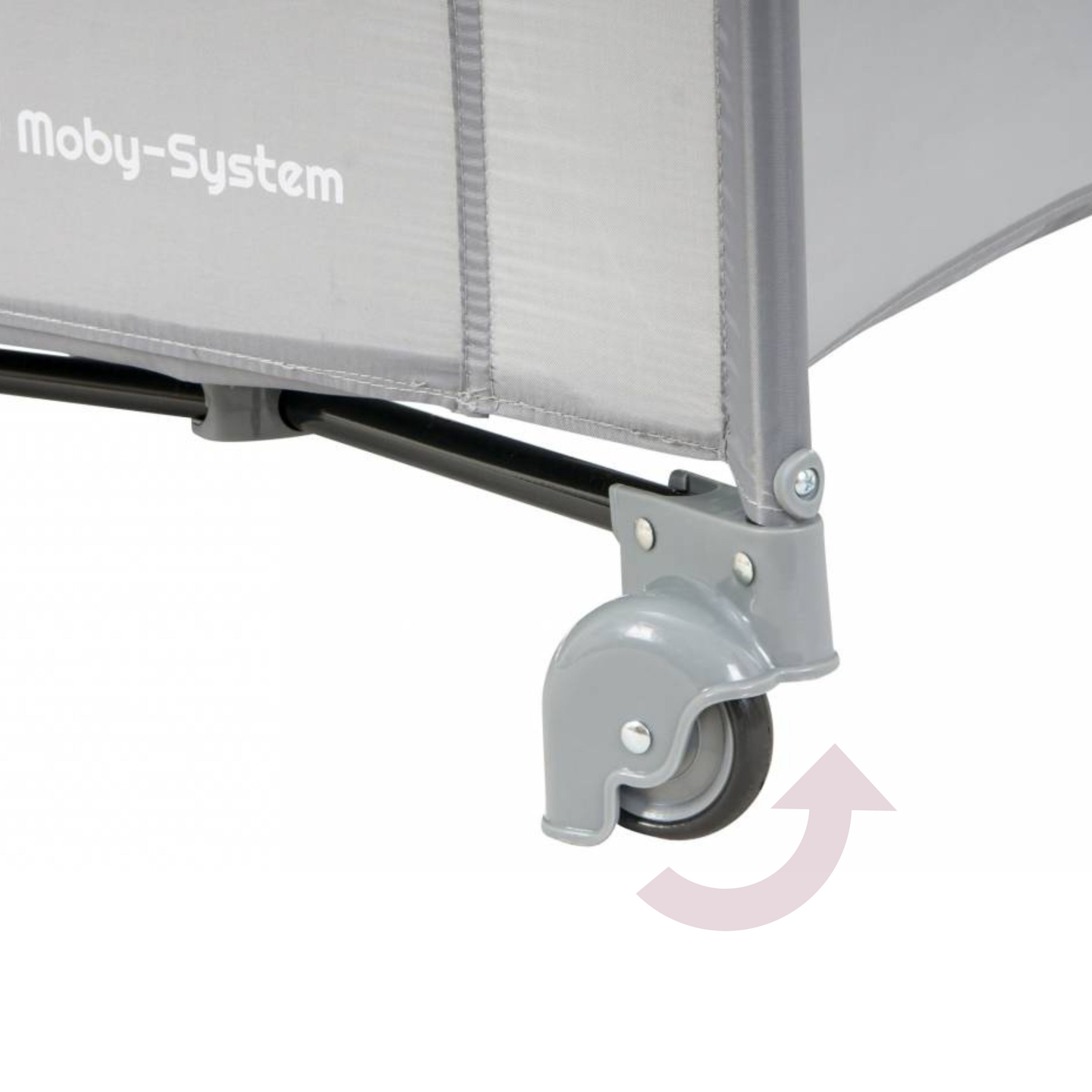 Cestovná postieľka Happy Traveller BASIC - sivá