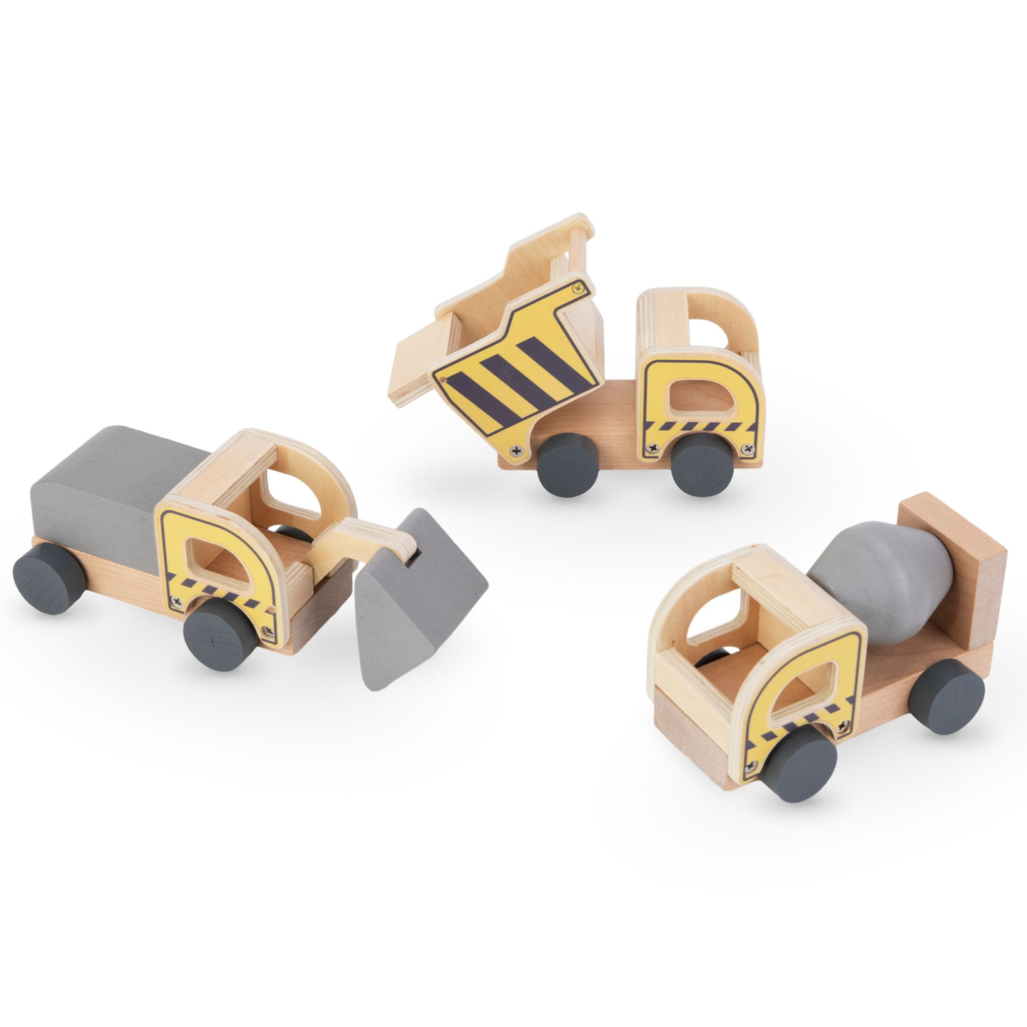 Drevené stavenisko s veľkým mobilným žeriavom a vozidlami, vežový žeriav