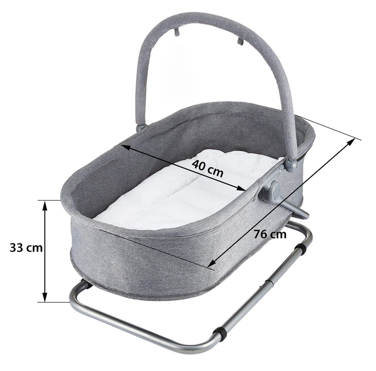 Lehátko + plávacie sedadlo + detská postieľka 3 v 1 - Moby-System MILA