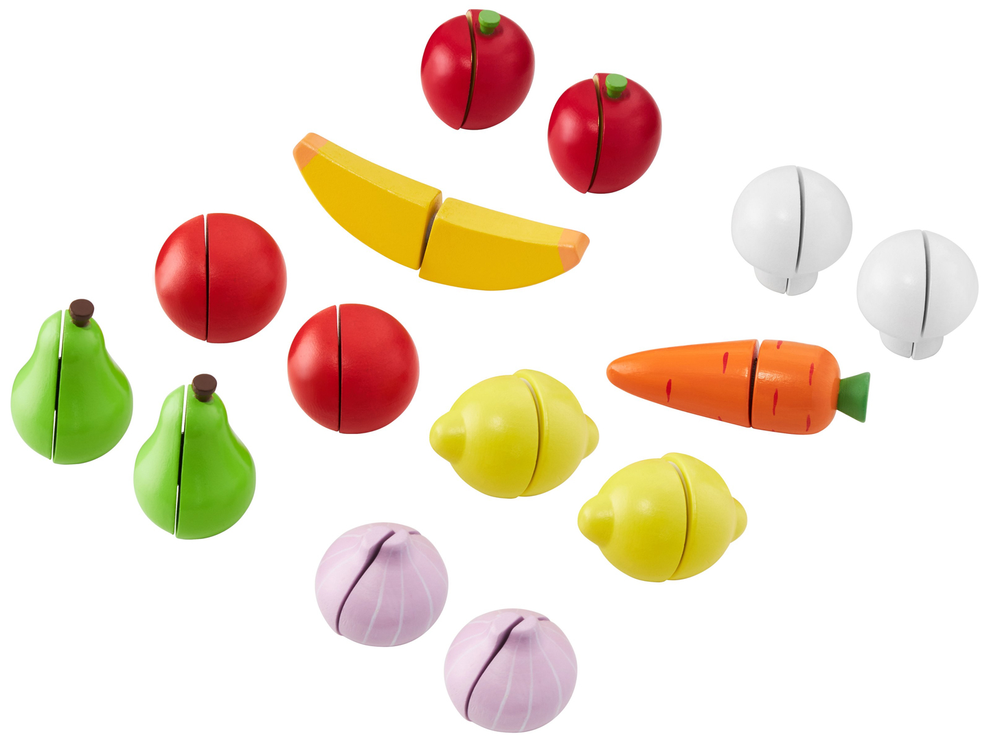 Veľký drevený obchod - stánok a divadlo 2 v 1 s váhou, platobným terminálom, ovocím a zeleninou