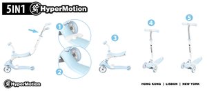 Balančný skúter 5in1 HyperMotion - modrý