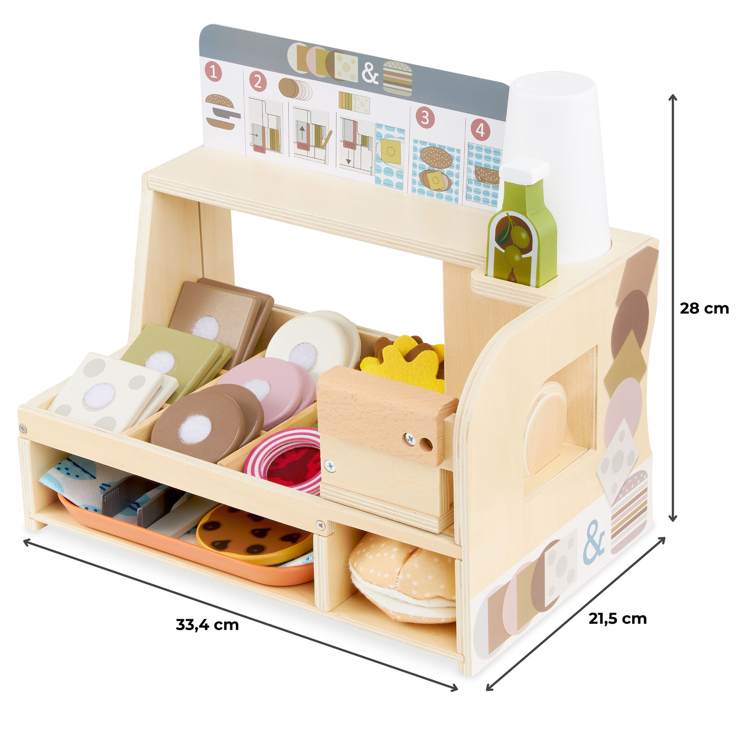 Drevený sendvičový bar - reštaurácia