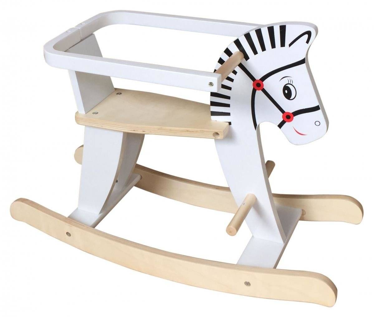 Drevený hojdací koník so zábranami K11