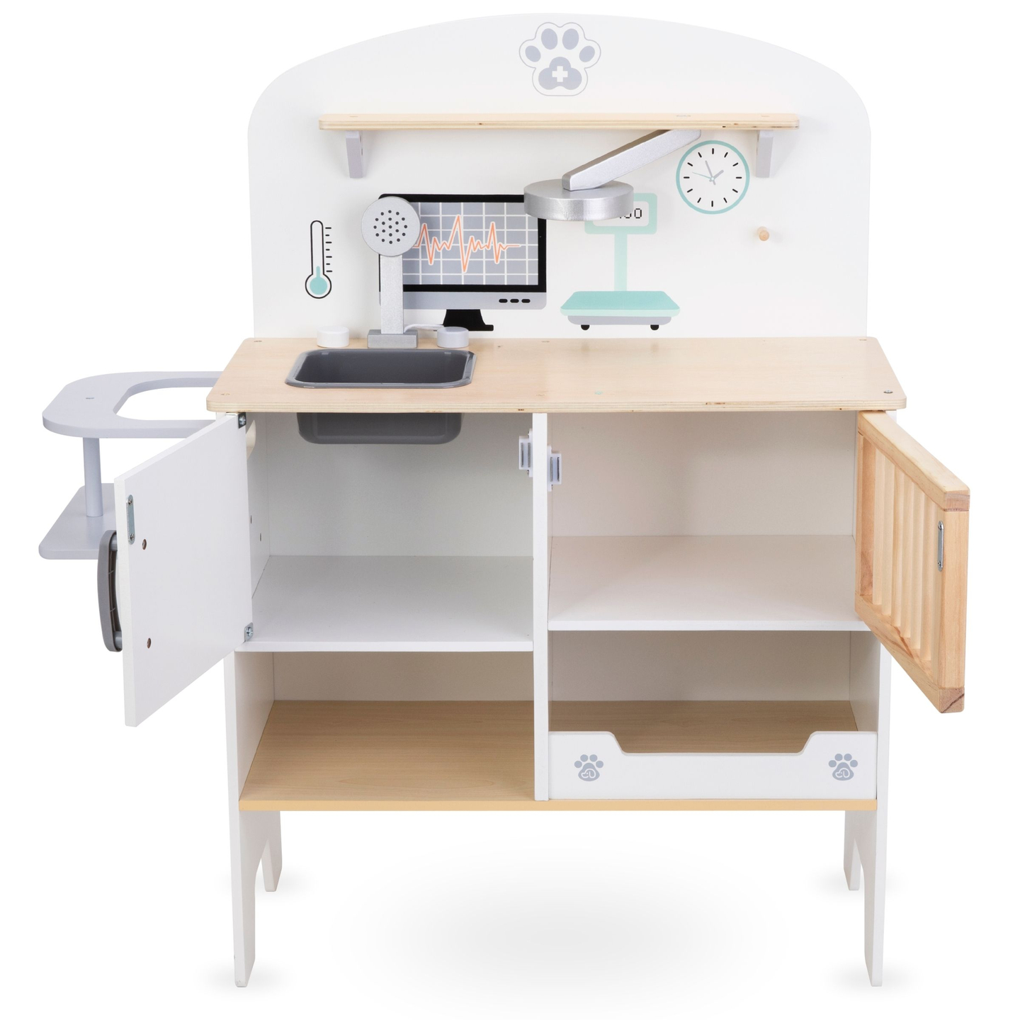 Nemocnica pre zvieratá - drevená súprava