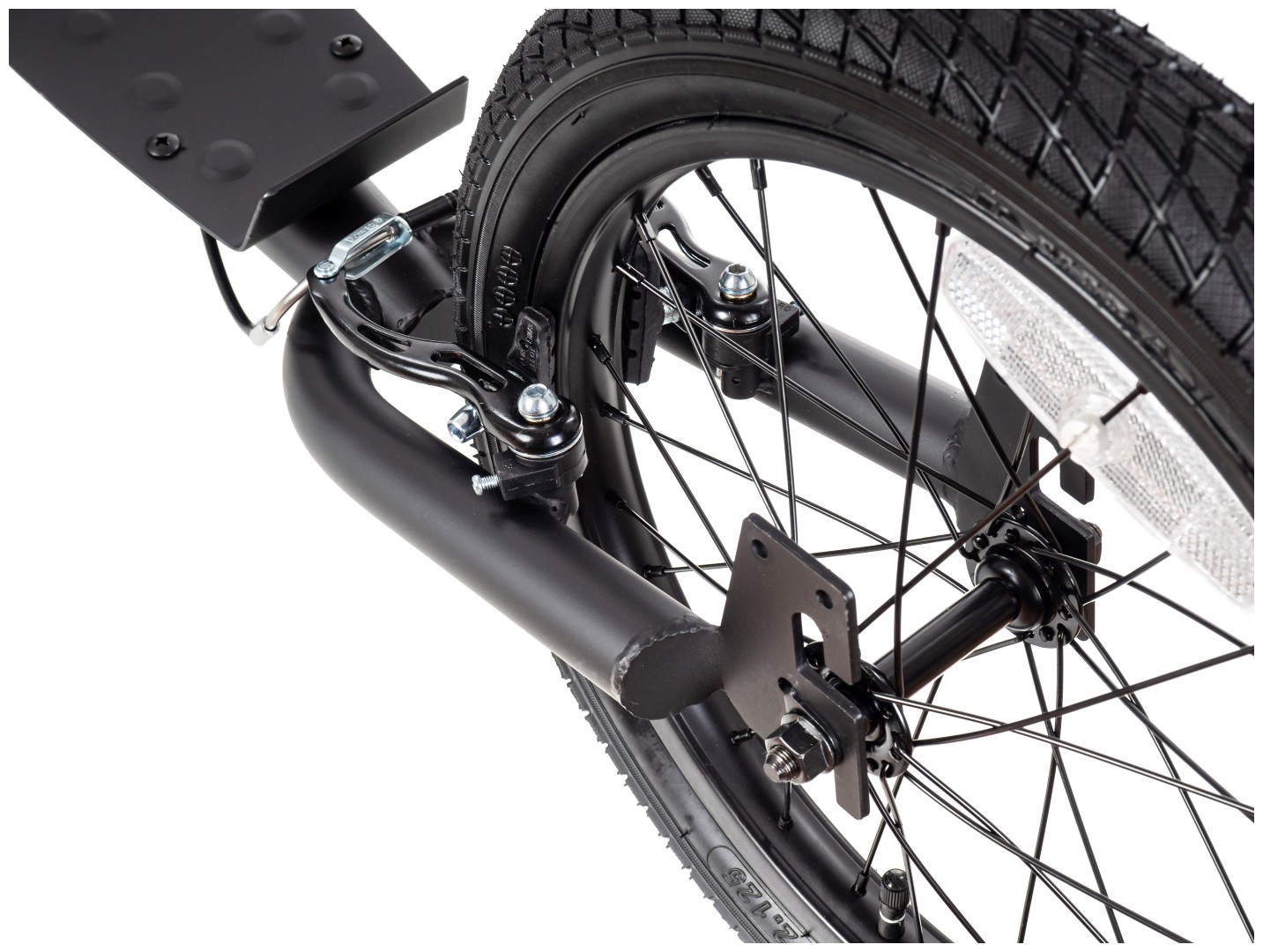 Mestský skúter HyperMotion RIVA s nafukovacími kolesami 50 cm a 40 cm