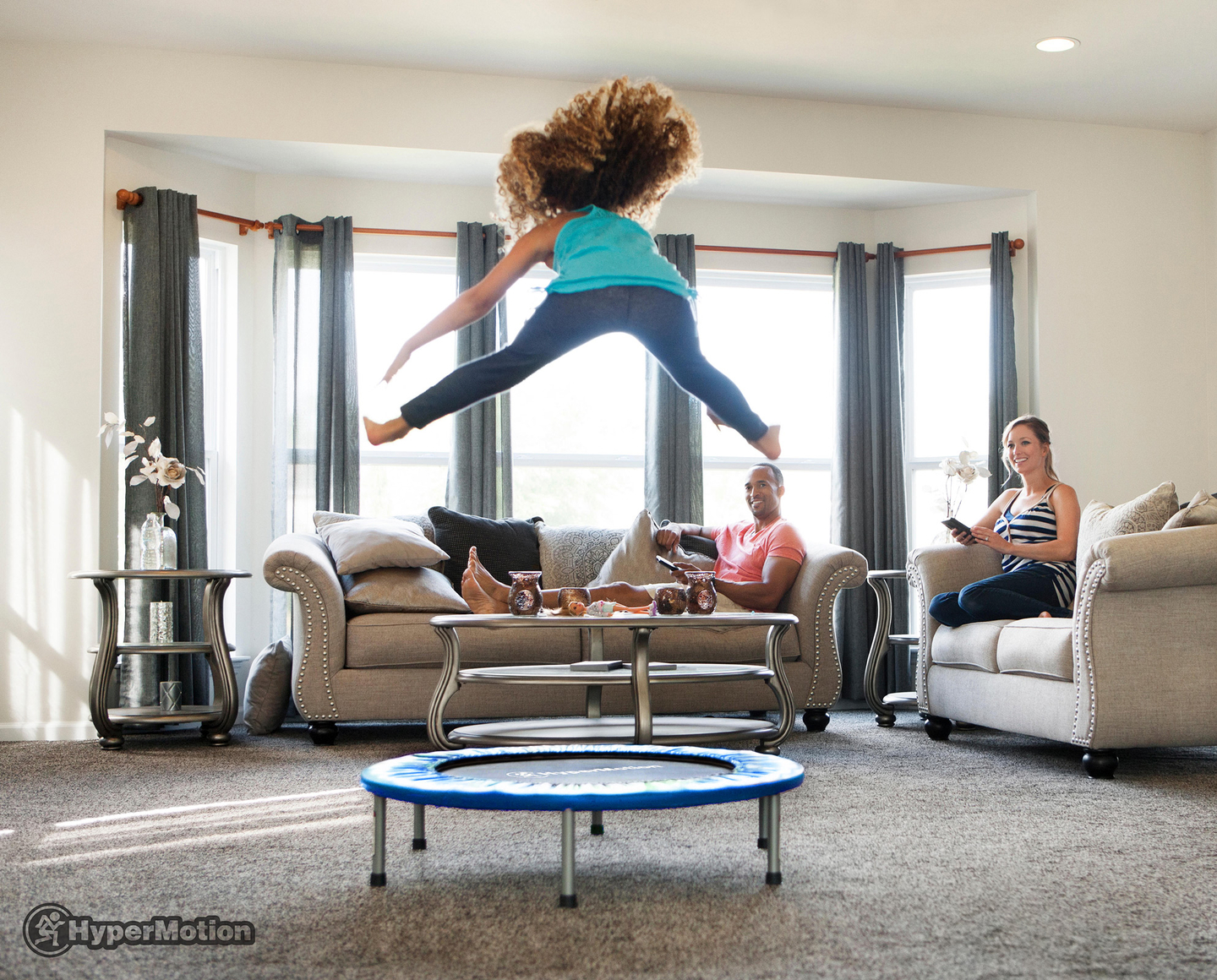 Mini trampolína pre deti a dospelých - do 50kg - 91cm - pre dom a záhradu